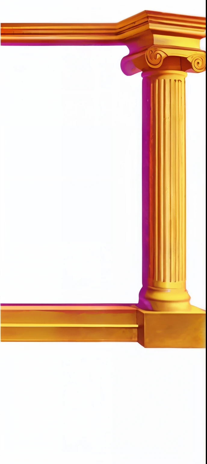 roman column，smooth，Rich in details，HD