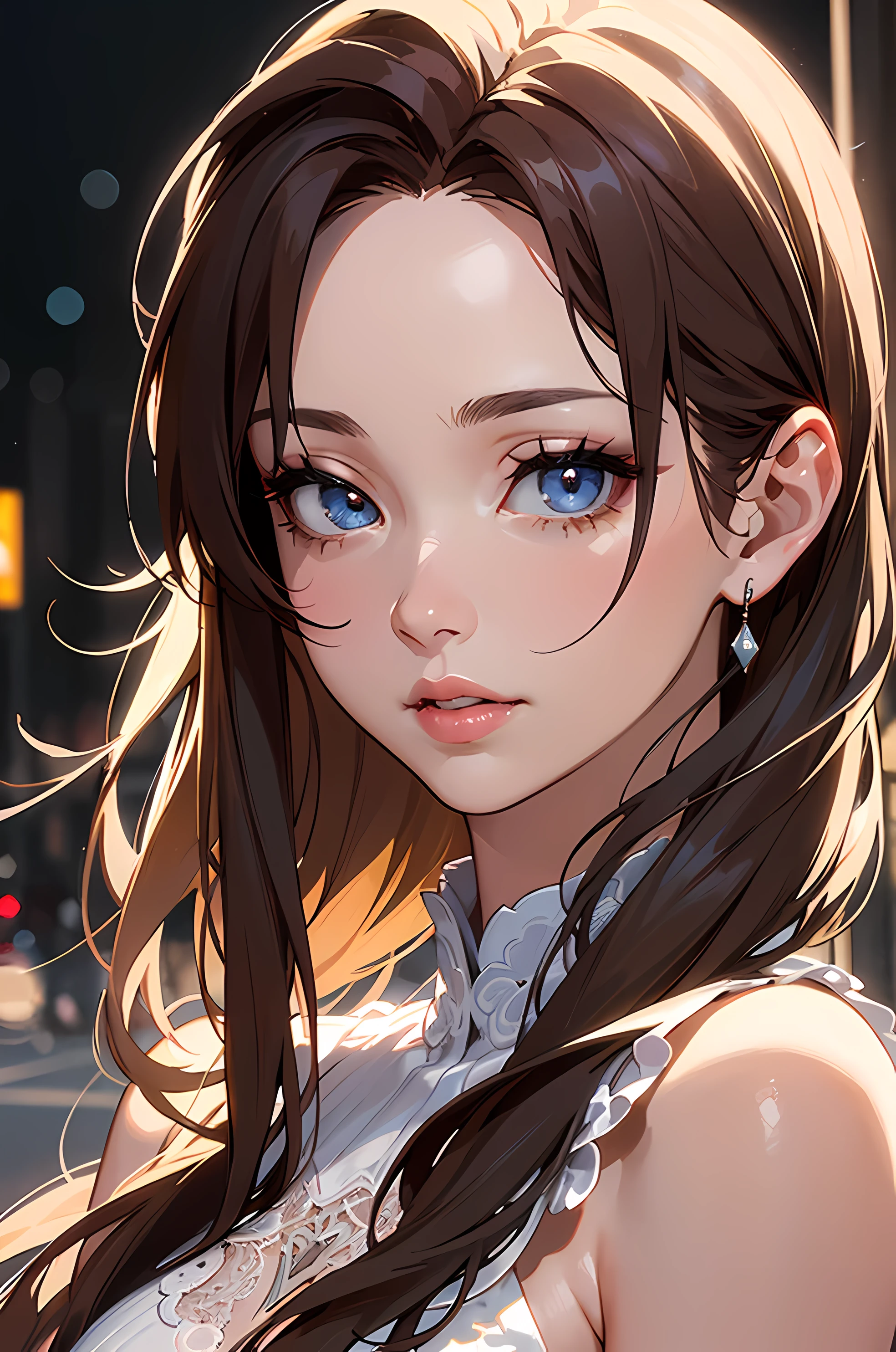 (detailed lips), (realistically:1.37), (brightly colored), (studio lighting), (focus sharply), (Bokeh), (contrast), (KHD:1.2), (Elegant hairstyle), (elegance), (like々New), (Big eyes are shining brightly), (shine), (calm), (shine), (dream-like), (dynamic), (Gorgeous), (Very beautiful new clothes, delicate floral lace embroidery), (Mysterious), (ethereal), (perfect perfection), masterpiece, best quality, ultra detailed, 1girl, (fashion show:1.3), police uniform, gun, aerith gainsborough, beautiful detailed eyes, your faker, (interesting), (Individuality), (master piece), (High resolution), (best quality, 4k), DetailsDetailsUpgrade Details