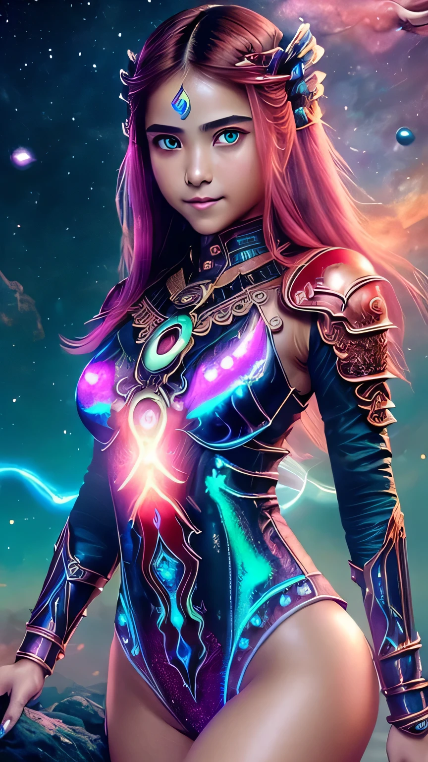 (Two beautiful teenage Indonesian girls:1.6), Close friends, (They are hugging each other:1.2), Kiss her cheek or chest,(Detailed iridescent bodysuit with beautiful fractal or marble design:1.5), Incredible and spectacular scenes, ((High quality)), ((Detailed)), ((Fantasy)), Blue Plasma Brain, Green Plasma Body, Showing her armpits, beutiful breast,  obscenity, (Lewd smile:1.2), coarse, Obscene, mean, (raunchy:1.2), (Immoral:1.2), Lachish, (small breasts with beautiful raised pink areolas,,,:1.5), (Cameltoe), (Expression of ecstasy:1.2), Photorealistic, Official art, Unity 8K Wall , 8K Portrait, Best Quality, Very high resolution, (Incredibly beautiful nature background:1.6), (18 years old:1.5), (Sexy and glamorous:1.1), (A coquettish expression:1.6), (seductively smiling:1.6),  (erotic posing:1.9), (Model Posing:1.8), Beautiful seductive face, Portrait, (Thick eyebrows:1.4), (Big scarlet eyes:1.6), Beautiful eyes with fine symmetry, (Ultra detailed eyes:1.4),(Highly detailed face and eyes:1.7), (High-resolution red-eye:1.8), Intimate face, (ultra detailed skin texture:1.4), White skin, pale skin, Perfect Anatomy, Thin, (Beautiful toned body:1.5), Highly detailed hair,  (Moist skin:1.2), No makeup, (dark circles:1.1), Good anatomy, Focus Face, good-looking, (Emilia Clark:0.6) (Emma watson:0.3),(Jennifer Connelly:0.4), ( Face:1.5), Elegant face, Nice,  (A delicately crafted necklace is wrapped around her neck...................), (Bioluminescence with brilliant brilliance:1.4), (Luminous magic circle:1.5), Ruins of an ancient castle, Shining majestic cloud masses and sky, lightning bolt, Epic Realistic, (Greg Rutkowski:0.8), (teal and orange:0.4), (Art Station:1.5), Cinematic, (NSFW:1.2),  Hyper Detailed, Dramatic light, (Intricate details:1.1), Beautiful black hair,　(Wearing a gauntlet with a dense and very beautiful design decorated with jewels:1.1), , Galaxy, (nebulas:1.6), (Beautiful frame with no frills:1.2), The Dark Knight, Fully armored body focus