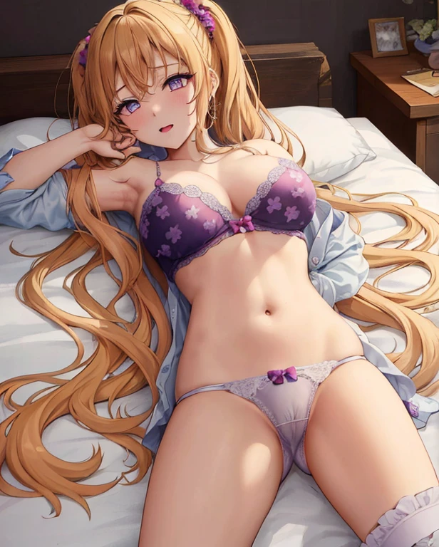 Dark cyan eyes,dark room,masterpiece, very detailed and beautiful,gravure,wet body,wet hair,(((topless))),embarrassing,upward facing eyes,NSFW,(nipple),(((spread your legs)))
Ahoge, bare shoulders, blush, chest, breathe, long hair, open your mouth, , profile, highly detailed face,
NSFW,smile,looking at the viewer,drooling,  sleep on your back, armpit, Put your arms on top of your head,((white panties, camel toe)),