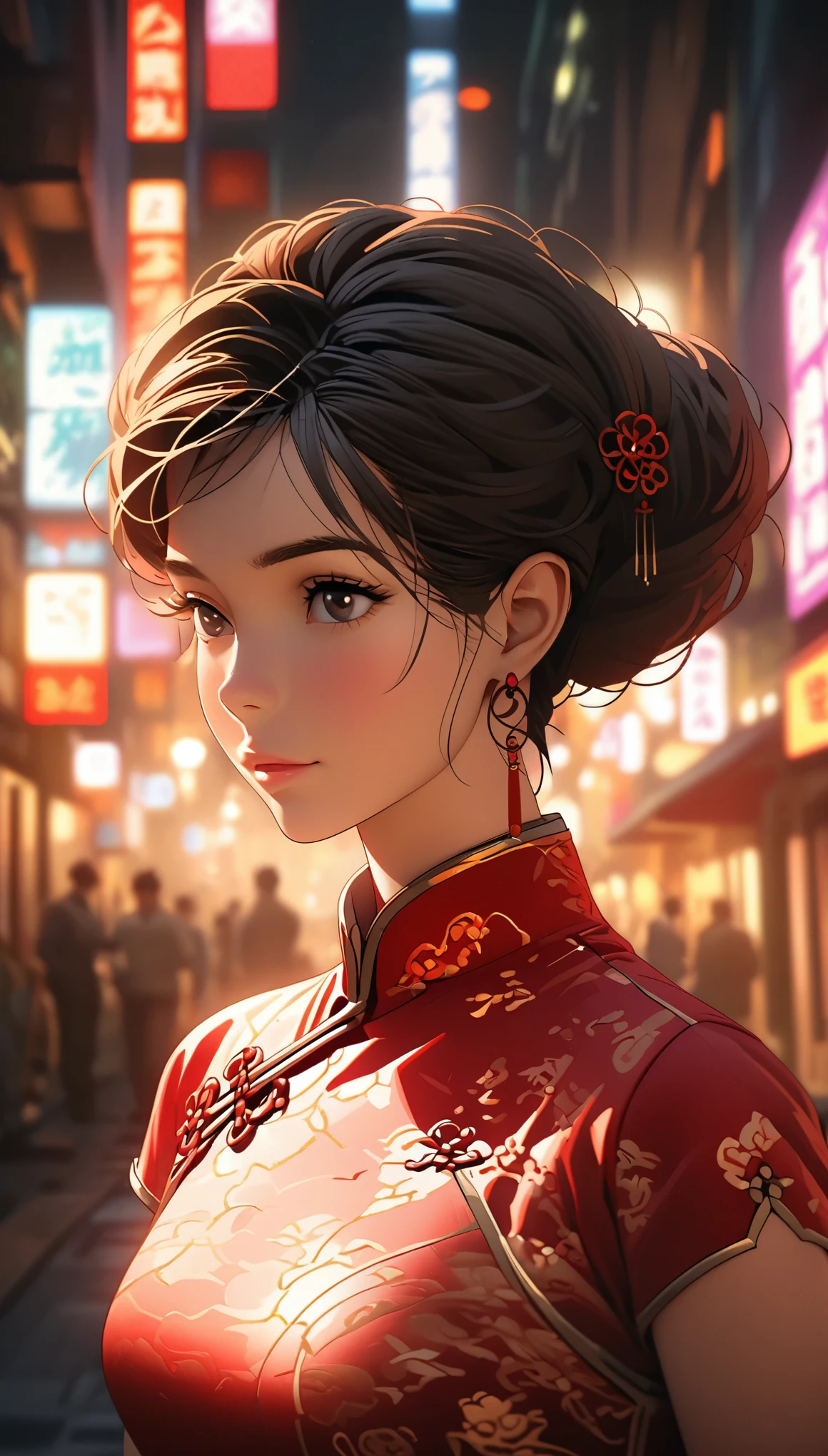 Comic city hunter style，25-year-old heroic female killer，seaside，Pointing a pistol at me，open fire，water droplets，colorful，Japanese cartoonist Tsukasa Hojo&#39;s style，depth of field，OC renderer，Movie lighting，Super fine，Super detailed，complex，cinematic perspective，CG art，