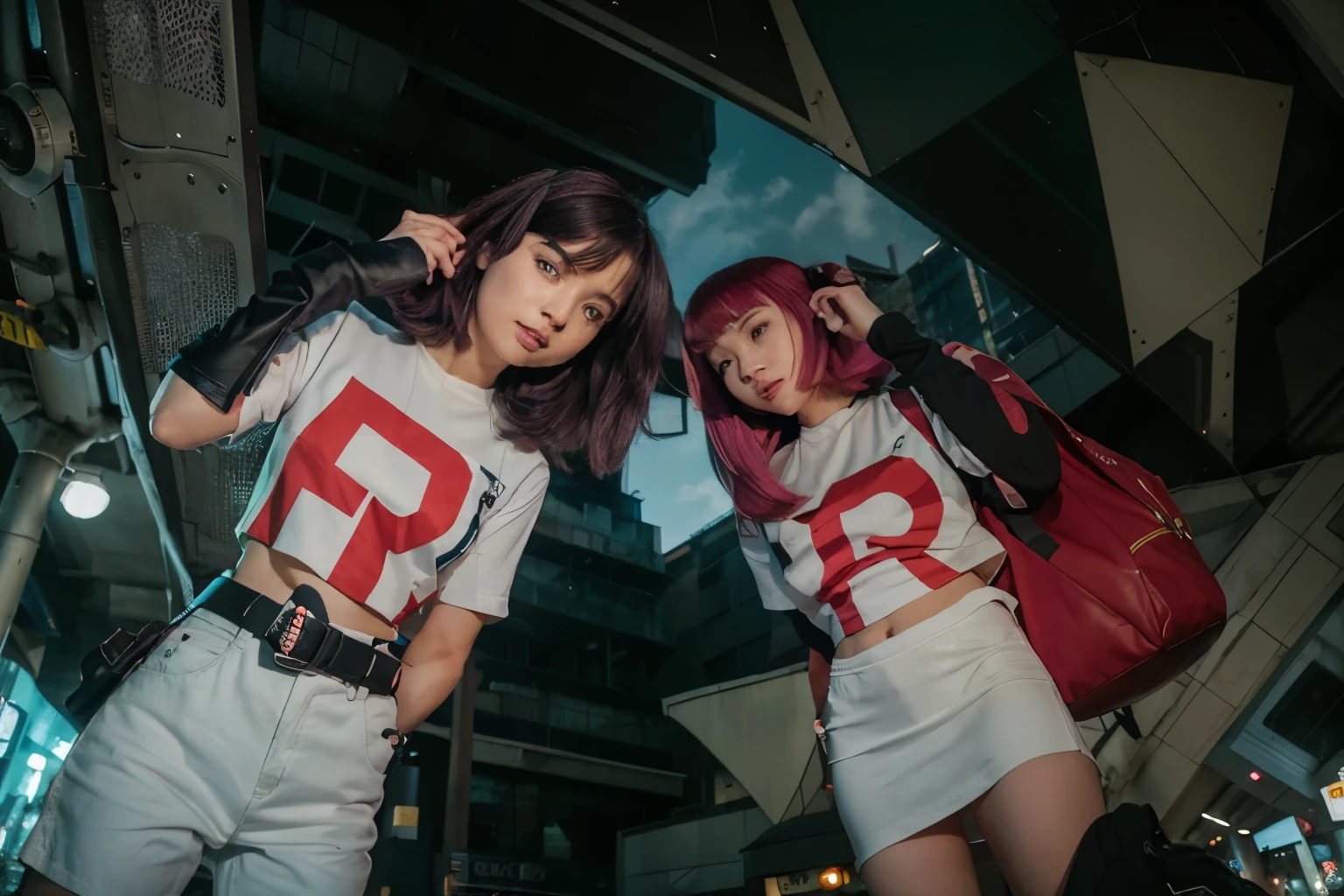 (Best quality, 8k, 32k, Masterpiece, UHD:1.2), (Best quality, 8k, 32k, Masterpiece, UHD:1.2), "Generate an image depicting Ryme City from the Pokémon: Detective Pikachu movie. Ensure that the cityscape reflects the unique blend of modern urban architecture and nostalgic Pokémon elements seen in the film.
Capture the bustling streets of Ryme City, featuring a mix of skyscrapers, commercial districts, and residential areas. Include iconic landmarks such as the Ryme City Police Department building, Howard Clifford's office tower, and the bustling marketplace.
Showcase the vibrant diversity of Pokémon species inhabiting Ryme City, ranging from familiar creatures like Pikachu and Charmander to more exotic species seen in the movie. Incorporate Pokémon-inspired architecture and design elements throughout the cityscape, such as Poké Ball-shaped buildings, neon signs featuring Pokémon logos, and colorful graffiti depicting Pokémon characters.
Highlight the unique transportation system of Ryme City, which includes elevated walkways, monorail trains, and futuristic vehicles navigating the streets. Ensure that the image captures the dynamic energy of the city's bustling transportation network, with vehicles and pedestrians moving about in every direction.
Depict characters from the Pokémon: Detective Pikachu movie interacting with each other and with Pokémon in various scenes throughout the city. Show Detective Pikachu and Team Rocket, navigating the streets of Ryme City as they embark on their adventure to solve the mystery.
Use dynamic lighting and atmospheric effects to enhance the mood and atmosphere of the image, creating a sense of immersion and excitement reminiscent of the Pokémon: Detective Pikachu movie.
Ensure that the image captures the whimsical charm and nostalgic appeal of Ryme City as depicted in the film, appealing to fans of both Pokémon and urban noir genres."