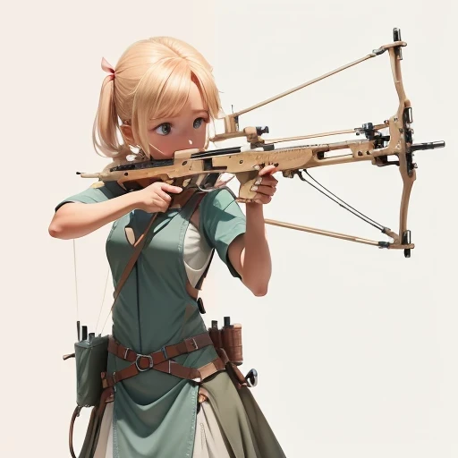 Arizona crossbow machine flat line illustration light color