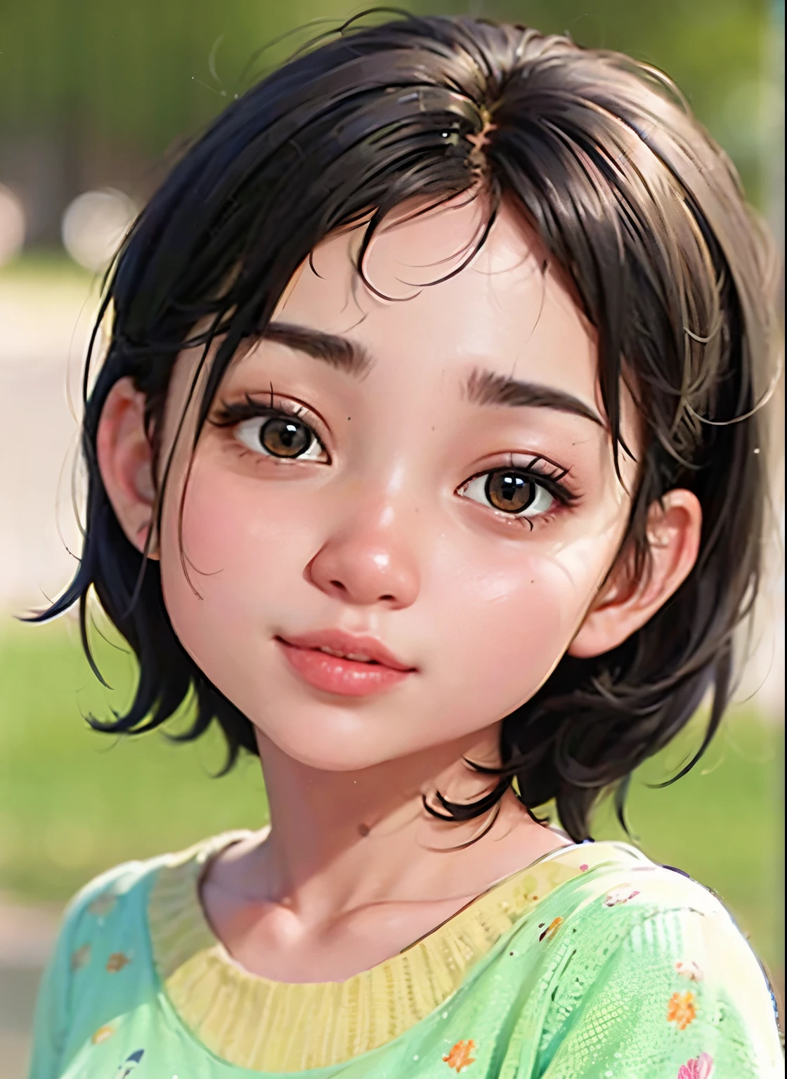 super cute girl IP by popmart,natural light,Adorable,Youthful,Animated, pixar style, 