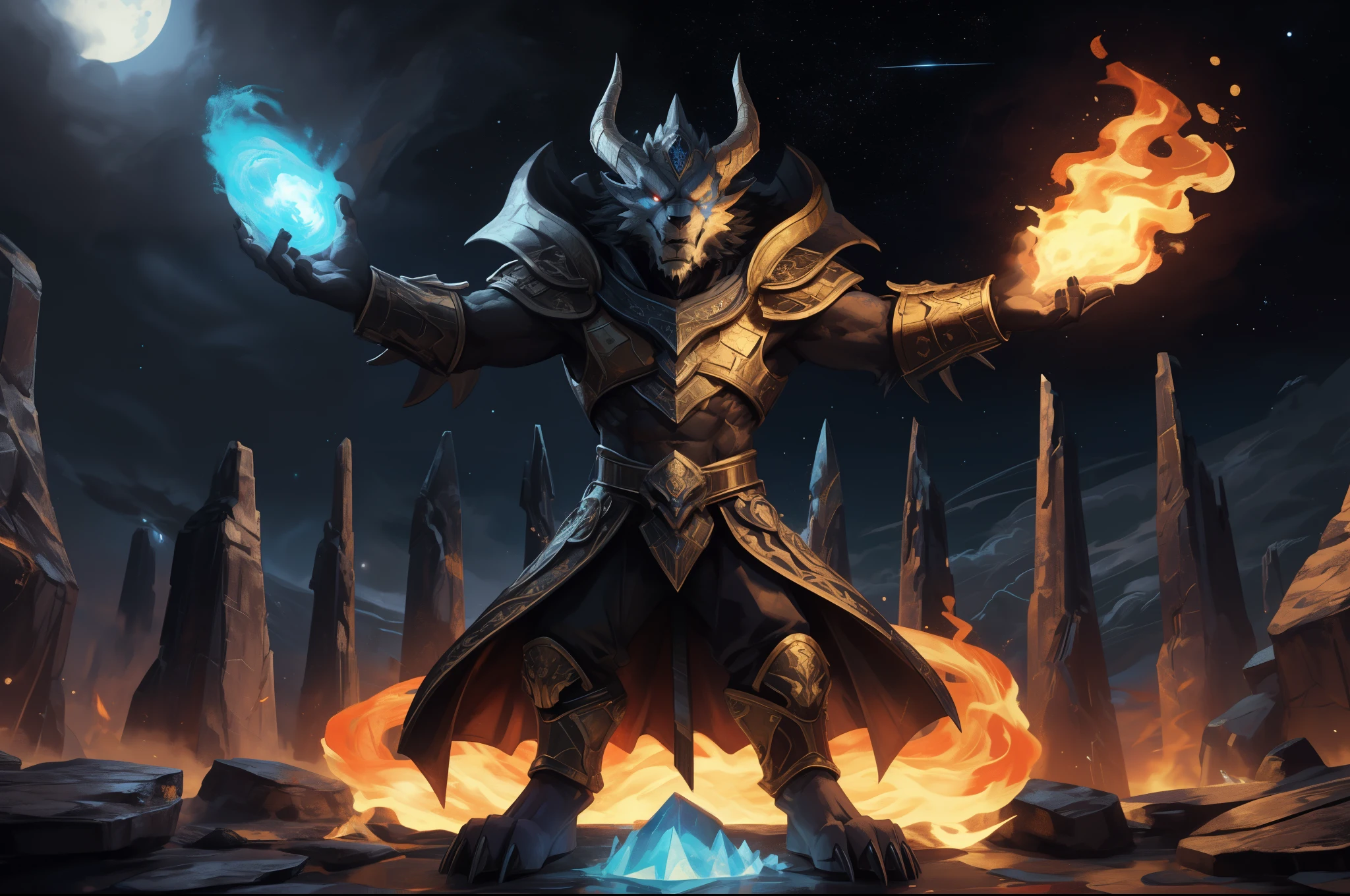 (((Barefoot furry character, full body, cinematic setting, male))) Sanctus Dominus Infernus ad astra Across the galaxy a new force of evil is rising Wizards of chaos fighting the throne of brave king of Dundee Entwined by mystic spells, they know where the sorcerer hidden Imprisoned in ice on the planet of Knights The powerful heroes of Crail Aeons of warfare returning No longer peace will survive The intergalactic great Empire of Fife will die For the king we will ride Through the dark galactic skies To defeat the foes When the chaos wizards rise Now the universe will burn Evil sorcerer returns Tragic fate rages tonight Chaos wizards rise! Sanctus Dominus Infernus ad astra BREAK, detailed background (modern lab), 8K, (masterpiece:1.5), intricate details, highly detailed, extreme detail, octane render, fine art, best quality, highres, (detailed face:1.5), ((full_body)), UHD, (((perfect hands)))