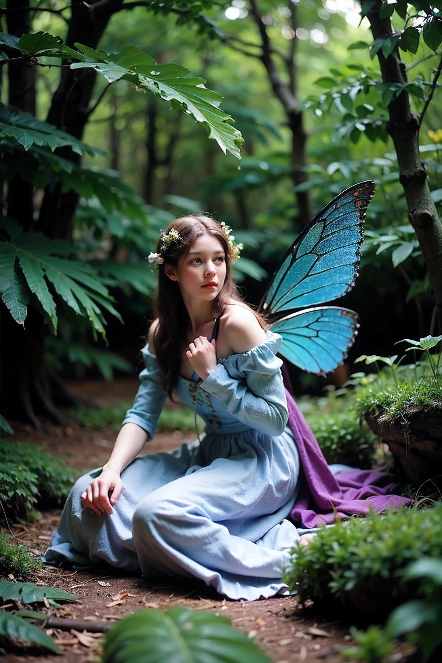 Realistic Photography, Beautiful Fairy ,Fantasy Forest