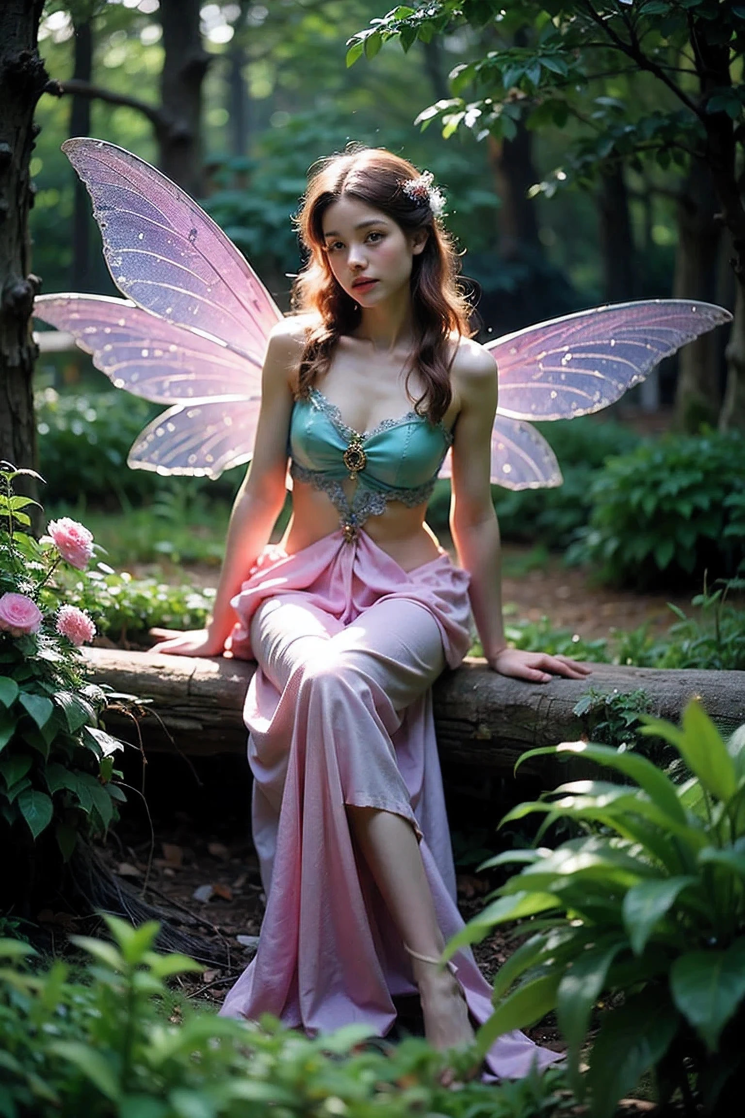 Realistic Photography, Beautiful Fairy ,Fantasy Forest