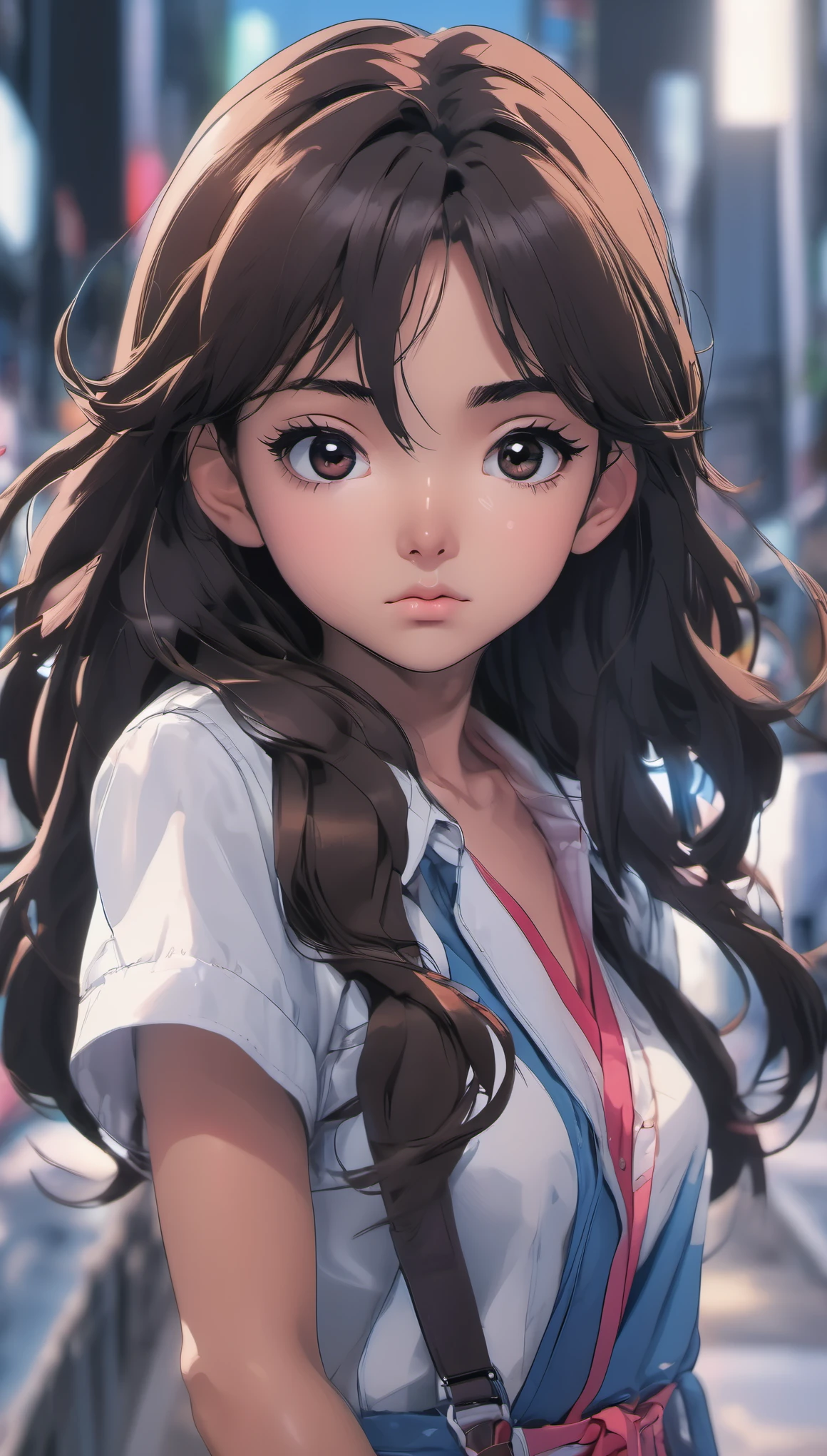 Comic city hunter style,5 girl,cry loudly,tears,front,Horizontal viewing angle,rich and colorful,Japanese manga artist Tsukasa Hojo'style,depth of field,White background,Overclocked renderer,movie lighting,Ultra-fine,super detailed,CG art