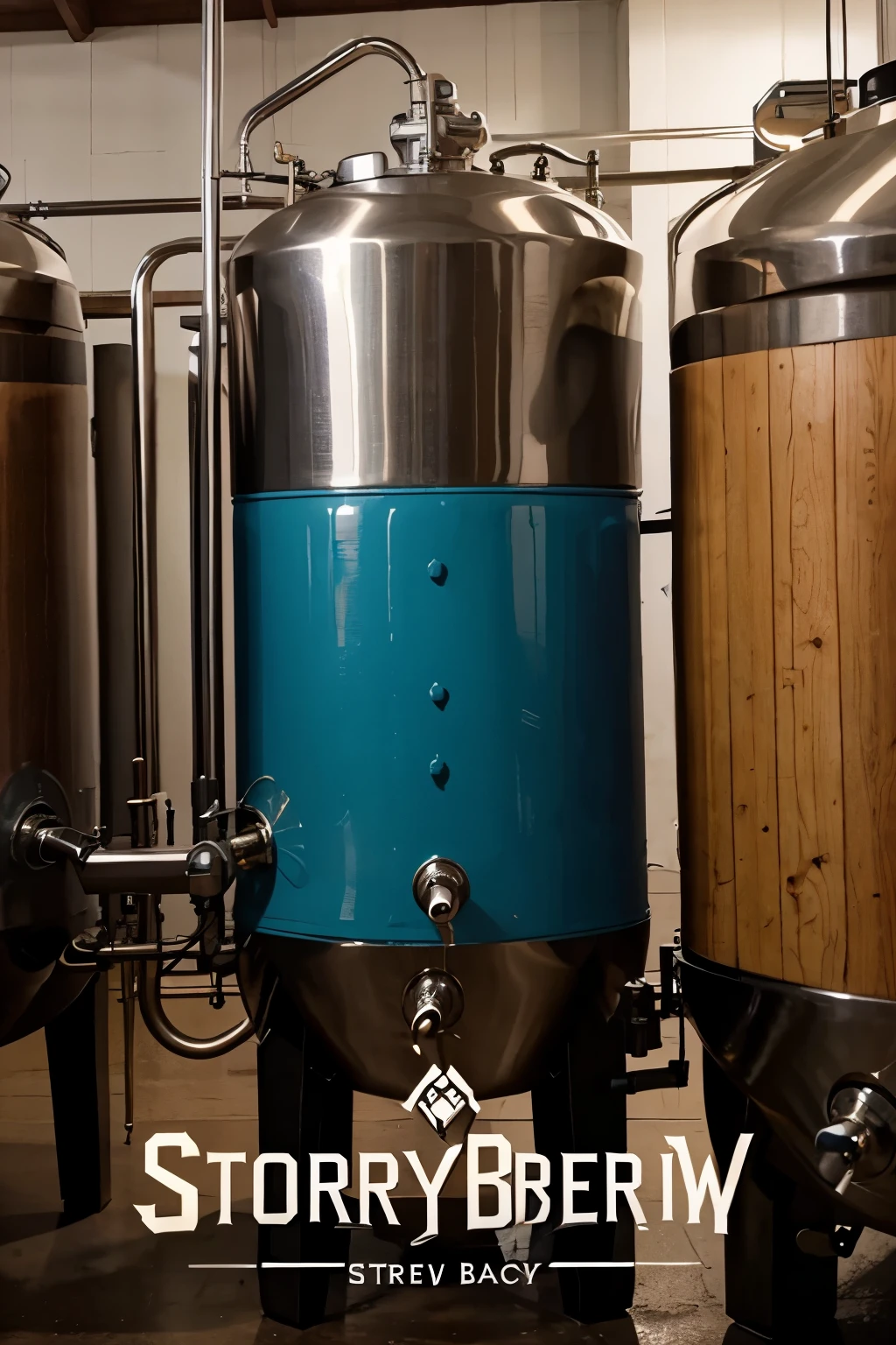 logo for my craft brewery called storybrewing
