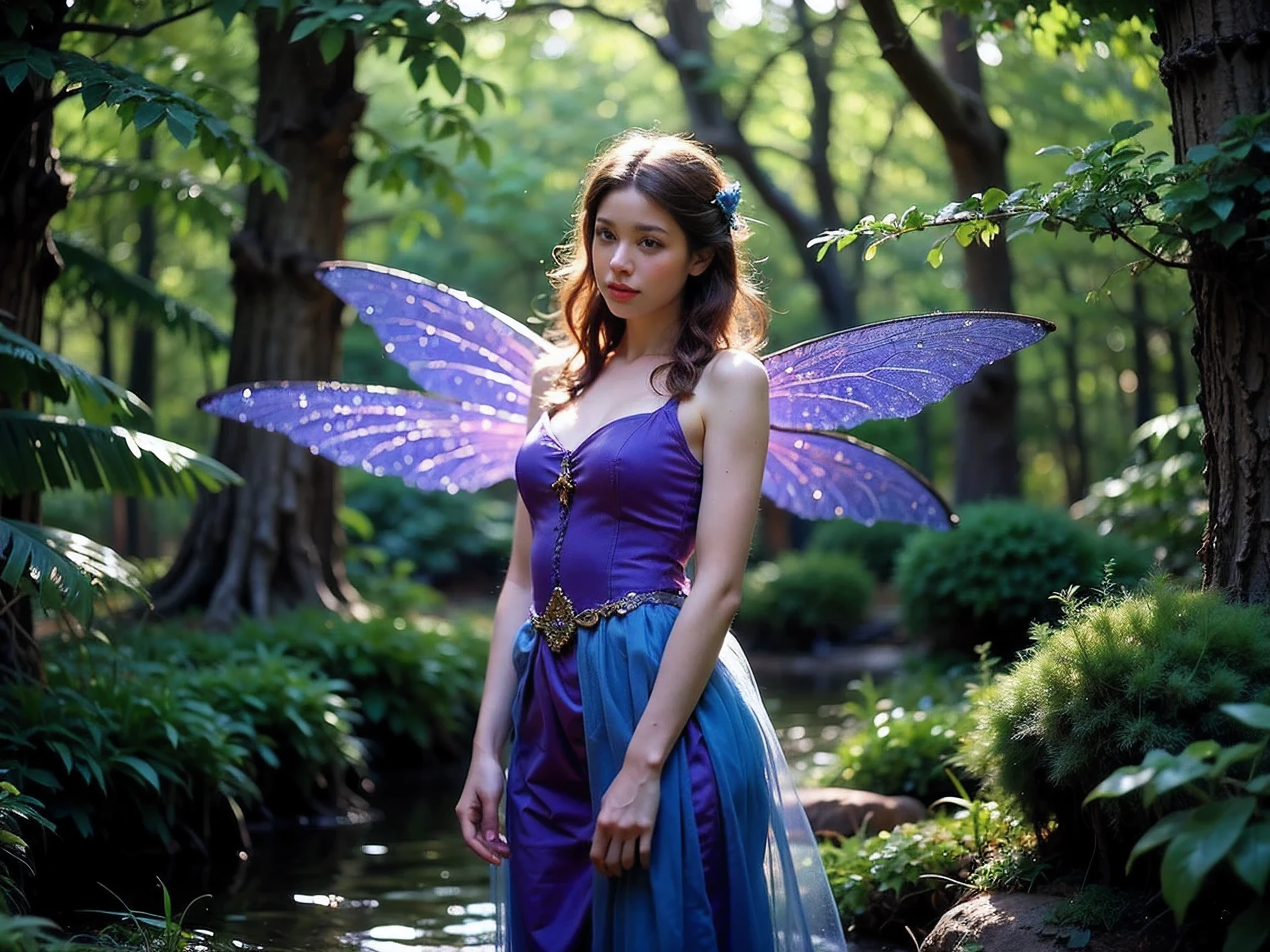 Realistic Photography, Beautiful Fairy ,Fantasy Forest