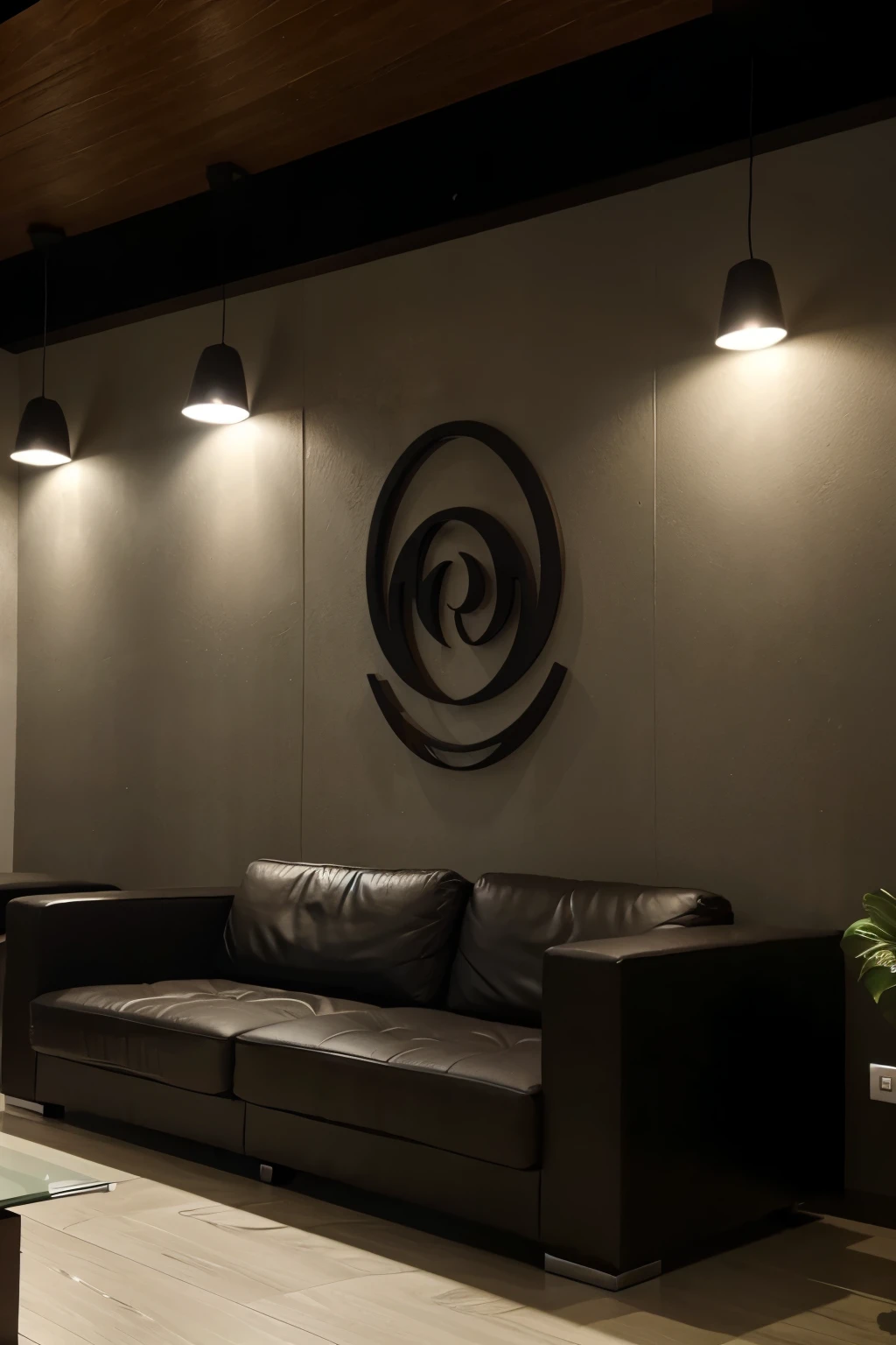 criar um design de um logo para Funchal Lounge, de cor preto e Branco,