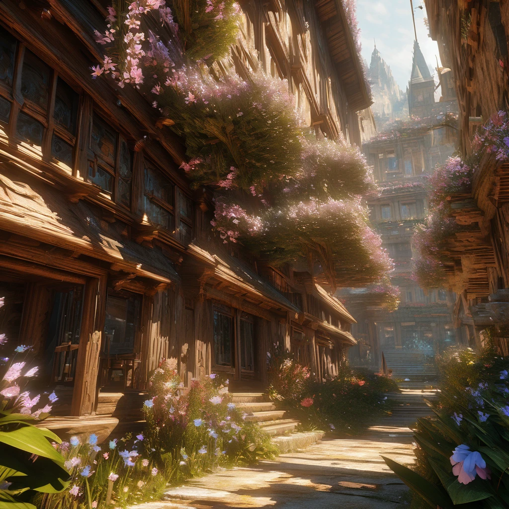 Spring Morning, aesthetic, snow melting away as spring beings with new flowers blooming, 3D Game Cinematic Feel, Epic 3D Videogame Graphics, Intricately Detailed, 8K Resolution, Dynamic Lighting, Unreal Engine 5, CryEngine, Trending on ArtStation, HDR, 3D Masterpiece, Unity Render, Perfect Composition