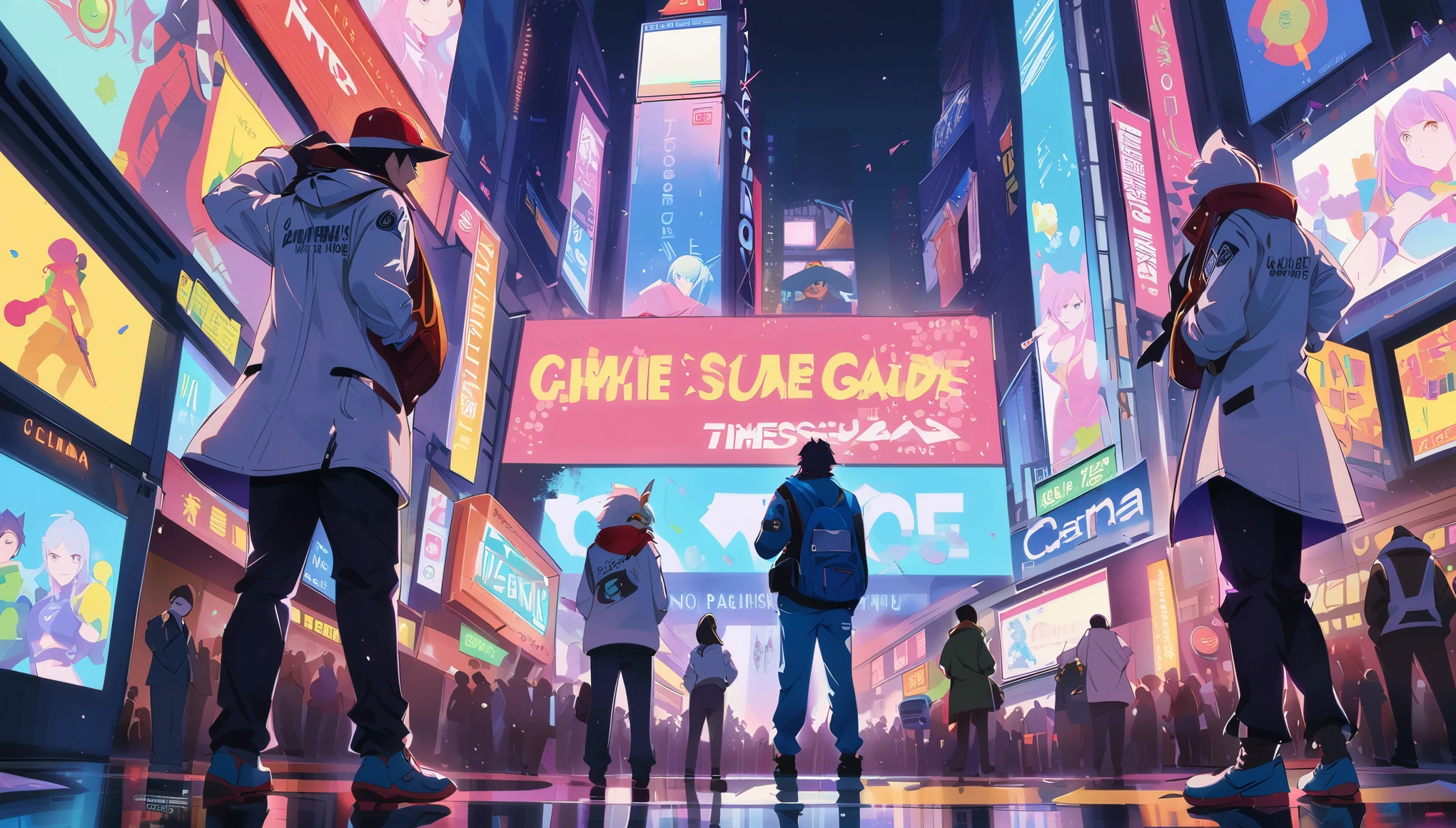 imagine 1 homem cyberpunk usando um guarda-chuva, caminhando pela times Square , clima chuvoso a noite ,carros passando , detalhado , of very high quality , chuviscando , times Square atualmente, corpo inteiro , corpo inteiro, pose de costas 