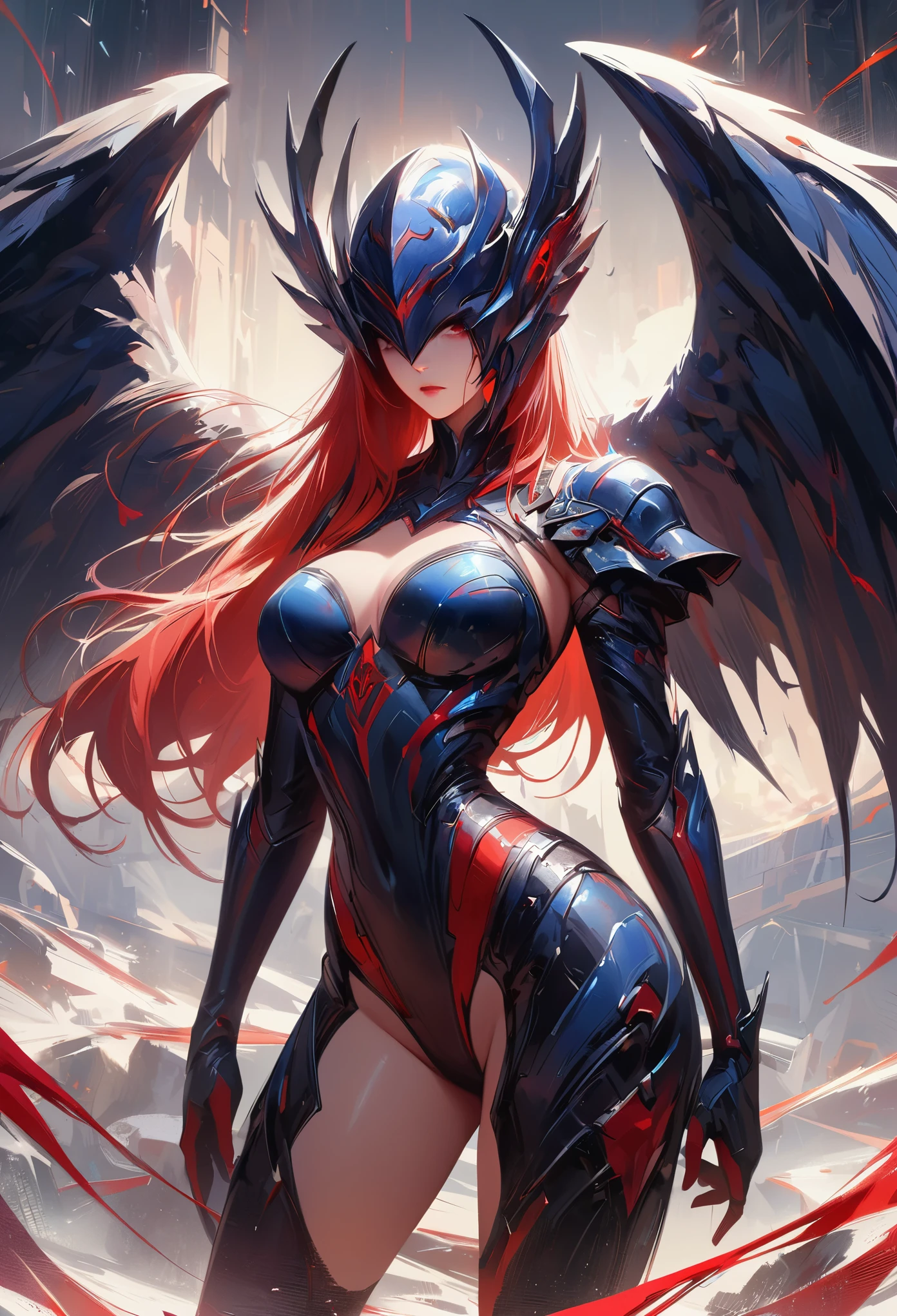 Black,chiaroscuro, Ray tracing, movie lighting, cowboy shooting, 8K, Yes, Super details, precise, best quality, Award-winning, Award-winning, A High resolution, masterpiece, high detail,guweiz on artstation pixiv, Popular topics on artstation pixiv, 详细的number概念艺术, author:Yang Jie, 2. 5D CGI anime fantasy artwork,ultra high definition,8K ,Realistic skin texture,chiaroscuro, Ray tracing, movie lighting, 8K, Yes, Super details, precise, best quality, Award-winning, Award-winning, A High resolution, masterpiece, high detail,in the snow,Clear,masterpiece, best quality, 8K, number, 1 girl, alone, stand up, hair accessories, Red eyes, Heartless expression, Bloodstained mechanical parts, electric wire, cable, failure effect, scary, Science fiction, futuristic, The background inside is darker, neon lights, cyberpunk characters, surreal, Strange, Disturbing, spine-chilling, scary, western metal,Red eyes,发Black,Black色長手套,One-piece Pants,leggings,Highlight her graceful figure,将整个身体包裹stand up,symbiont,((Raised y)),Jumpsuits,Red eyes,Venom Possession,发Black,Black色長手套,One-piece Pants,Black色一件,Blood-red eyes,best quality, High resolution, super detailed, Vivid texture, mask, Bangs,wear socks,tears,被Black色粘液覆盖