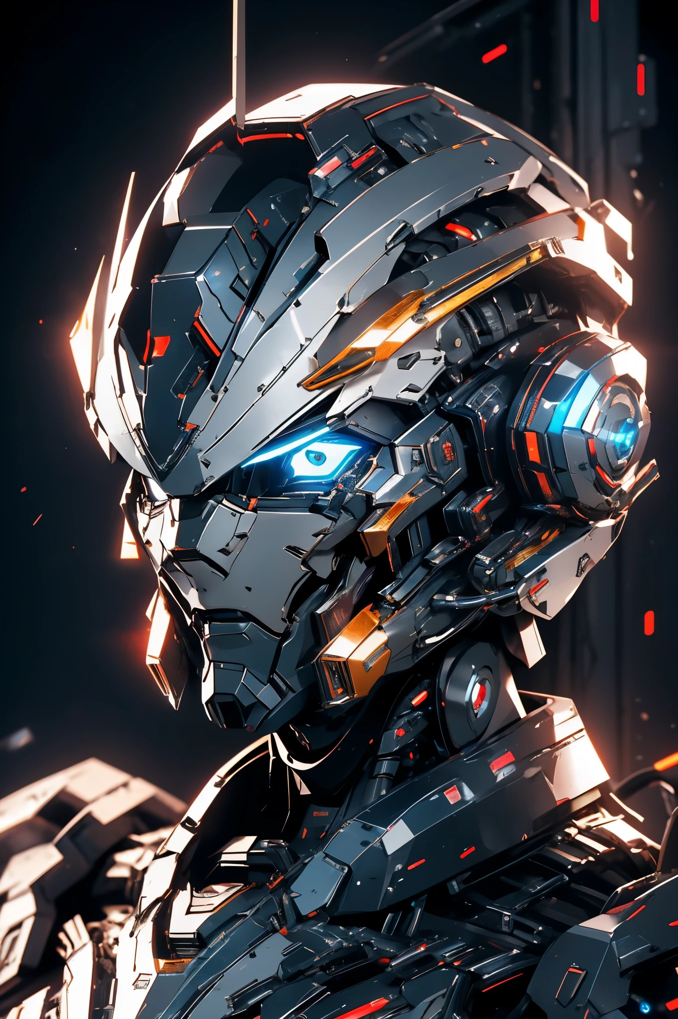 official art, attractive, unity 8k wallpaper, ultra detailed, aesthetic, masterpiece, best quality, hyperrealistic and intricate detail, ((portrait of a military nousr robot)), warframe, ((full robot helmet)), character design, ((detailed helmet)), in the style of dieter rams and boston dynamics, robot, highly detailed, intricate details, (symmetrical), digital 3d, hard surface, real-time, vfx, volumetric lighting, ambient light, ultra hd, hdr, uhd, depth of field, macro shot, white background,