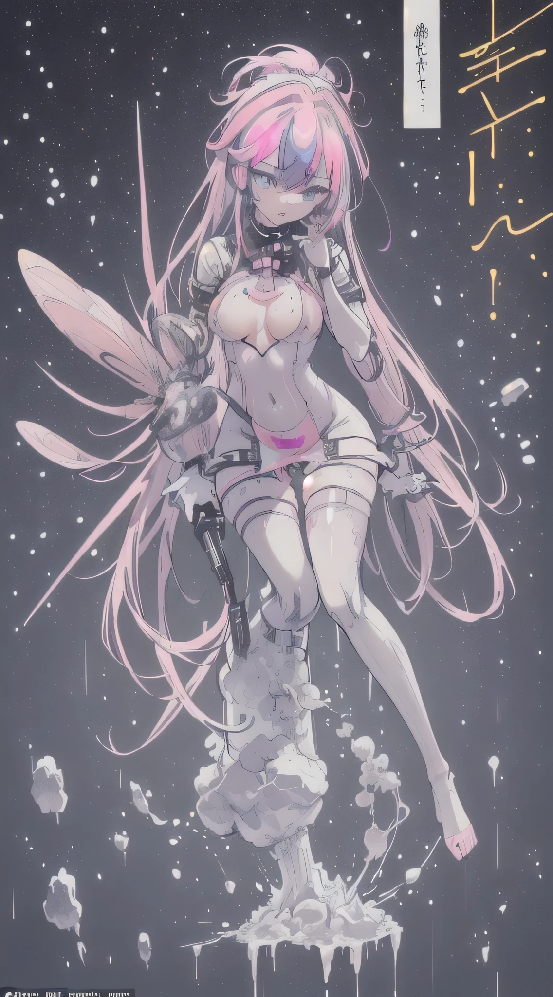 (masterpiece:1.3), (best movie quality), ((extremely detailed)), (sexy), (very detailed settings:1), (Super beautiful mad scientist、Name is「Nemo」), short blue haipink, (eye+yellow+pink:1.4), (multicolopink eye+heterochromia), 24-years-old,((「Nemo」insert a dildo into the vagina between the penises of、「Nemo」white god with mud from the vagina between the penises of々fresh liquid is overflowing)), I'm excited and my clitoris is sticking out, 「Nemo」Has a beautiful, large breast and a beautiful, small nipple., 「Nemo」3600 years ago, when science and technology on Earth developed〜Cutting-edge researchers in scientific research up to 3900 (The greatest masterpiece inventions of research are running rampant around us.), ((Current location is from 3600〜State-of-the-art laboratory for scientific research up to 3900)), (After the end of World War VI、There are very few surviving humans、The world's highest quality dildo, whose masturbation technology continues to be researched), ((「Nemo」A thick white mess comes out of the female genitals of々The new liquid is、It has very sticky yogurt-like properties.、It smells like a flower garden、sweet like honey、It has the power to heal wounds、「Nemo」can be manipulated freely、Can also change matter)),