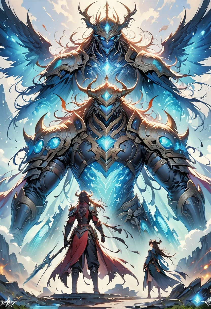 Demon Realm Battlefield,mechanical lich king,lich king'Future weapon mechanical structure,High-tech equipment,magical creatures,three sided view, digit, Reference table, gothic art, ultra high definition, retina, masterpiece, 1080P, 16K, Award-winning