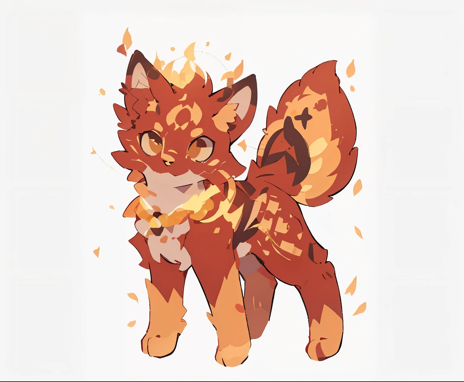 depth of field，lighting perfect，light particles，（best quality），（masterpiece），（Super detailed），sharp focus，（（（A cartoon goat））），One tail is red，One tail is yellow, furaffinity Ferson, Ferson art, three-tailed fox, Ferson!!!!, whole body adoptable, Ferson commission, Available roles, gorgeous werefox Ferson, Cat Warrior Fan Art, fire!! whole body, Ferson furry art commission, Furan Affinity Committee