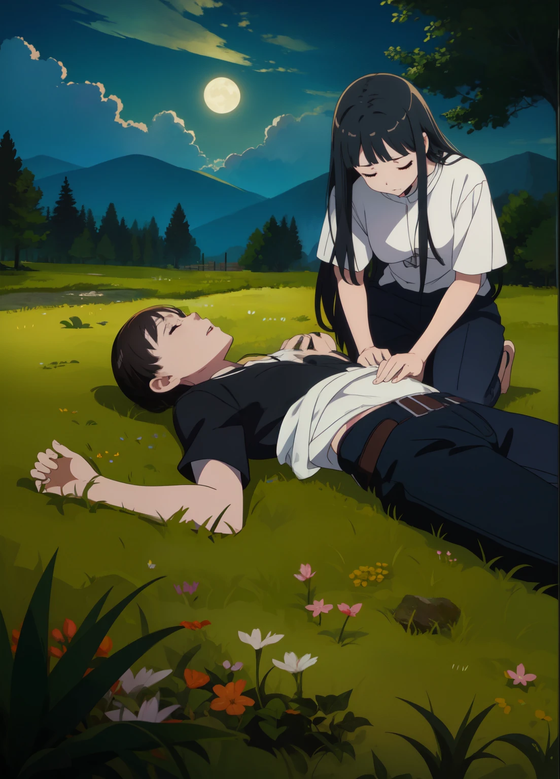 anime,(masterpiece:1.2), Best quality, A high resolution, unity 8k wallpaper, (illustration:1.2), (very detailed face), (perfect hands), (Ideal Anatomy),
