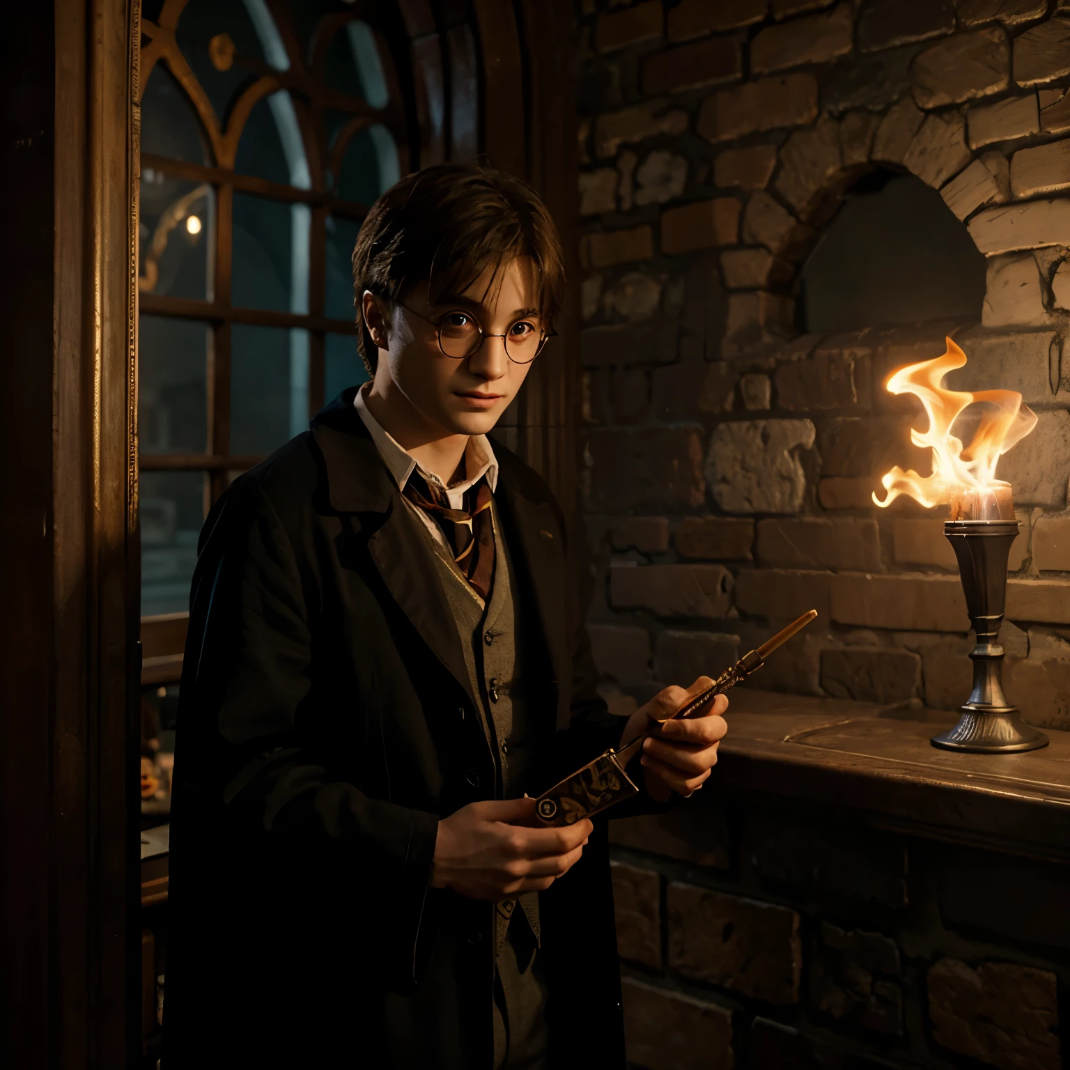 Harry Potter smoking tobacco