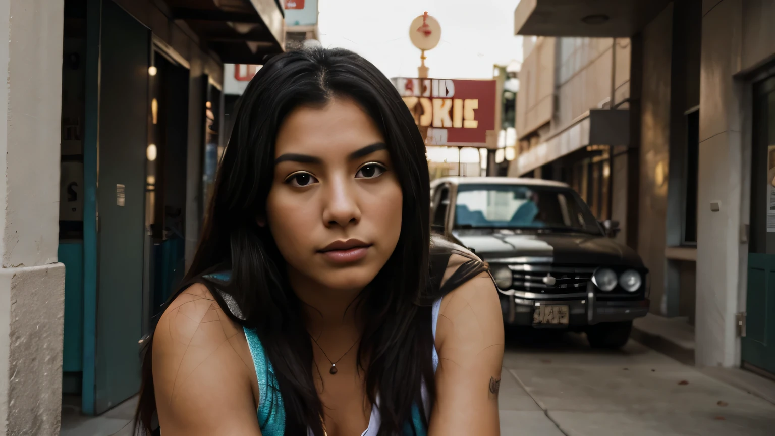 chicanos girl los angeles photo cinematic