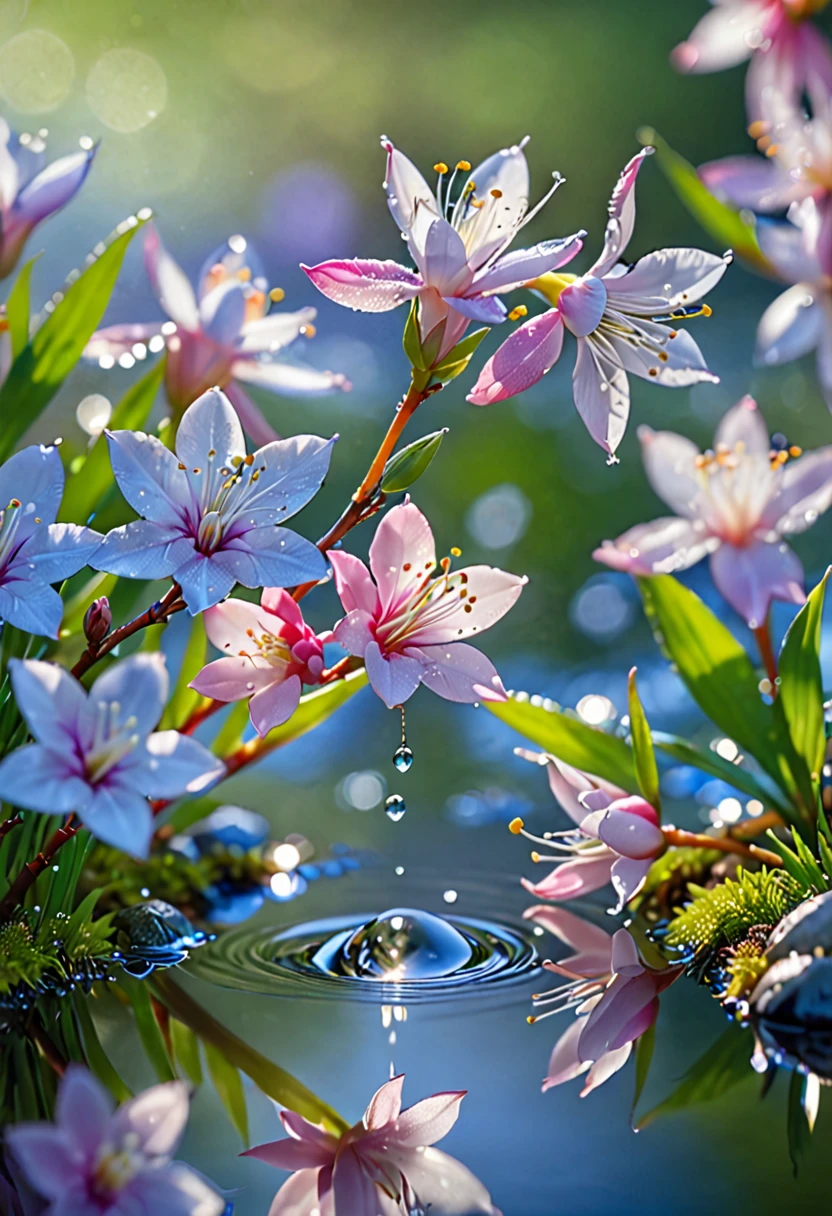 Spring Morning, by Miki Asai, best quality, masterpiece, very aesthetic, perfect composition, intricate details, ultra-detailed