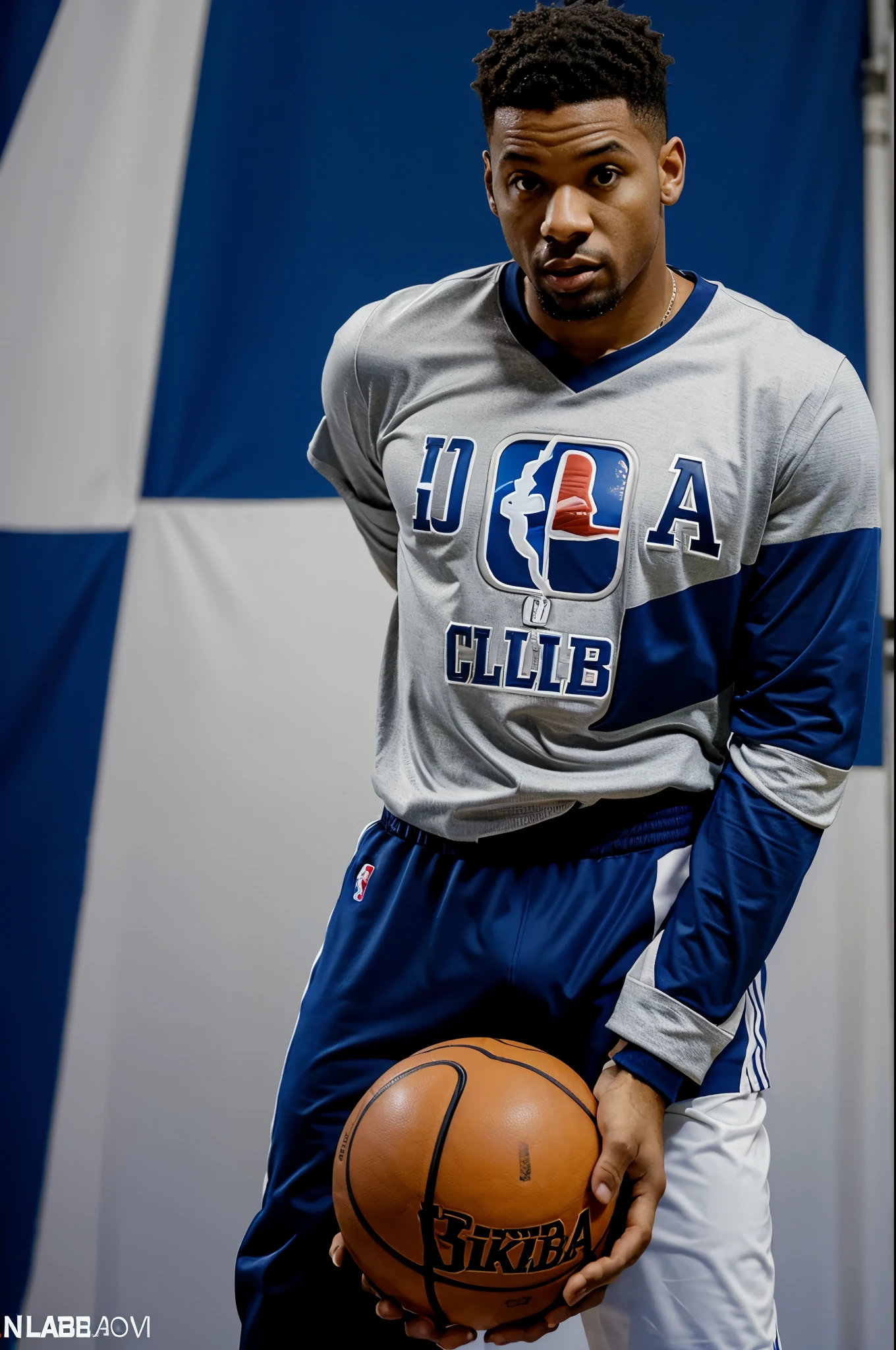 crie uma logo de um clube de basquete com base na logo oficial da NBA
