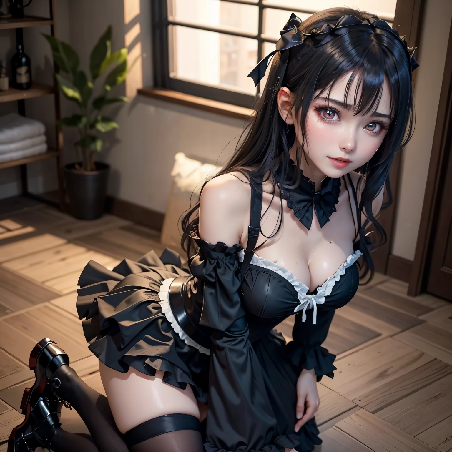 ハードdark gothicメイク、Insanity、deep night sky、horror、black dark eyeshadow、cry、grieve、Good skin glow、dark gothicメイク、dark smile、restless palace、fragrant beauty、22 years ago、lure、Expression of intense sexual pleasure、embarrassed look、dark gothic、lewd expression、debris flies、highest quality、Browse 5 books、Expression of sexual pleasure in suffering、drunk face、purple maid outfit、Mysterious、Noble、A face that is holding back the toilet、super sexy、loving smile、twin tail hair、jet black ruffle skirt、right blue eye, left eye is red、バラで覆われたゴシック様modeのベッド、Super bewitching pose、stick out your butt、platform heel shoes、dark makeup、black lipstick、Stained glass、black metal world、open your legs loosely、make the world beautiful、sit on a bed of roses、gothic ta clothing、comb hair、A little slender、silver hair、long hair straight hair、cute gothic loliress、beautiful face、elegant face、bewitching face、knee high socks、Stained glassが背景、My chest is shiny from a lot of sweat、the room is dark、goth long dress、bell sleeve、wizard sleeve、decadent look、sexually excited look、part of hair、mode、ゴシックmode、Glossy thighs wet with water、Thighs wet and shiny with oil、Background of a room full of roses、sad expression、Rose Maiden、embroidery is pink、The costume has pink embroidery、thigh high socks、kneel down、Place your knees on the floor、knee high socks、Her thighs shine with a lot of sweat.、kneel down、Iの体は濡れて輝いています、Lots of glitter on the thighs、I'Iはたくさん汗をかいています、A lot of sweat and stickiness on the thighs、Sweat glistens on my thighs, The whole body is sweaty and shiny、pretty sweaty、My thighs are sweaty、Iの太ももはとても濡れています、I sweat a lot and my thighs are shiny.、A large amount of sweat shines all over the body、kneel down、From right arm to crotch、、spread your legs wide、slender body、gentle expression、masturbation behavior、deep black eyeshadow、despicable act、Stained glassと薔薇背景、wearing black underwear、black panties、thighs are a little thin、duo、female couple、I have lesbian friends、Are standing、standing position、