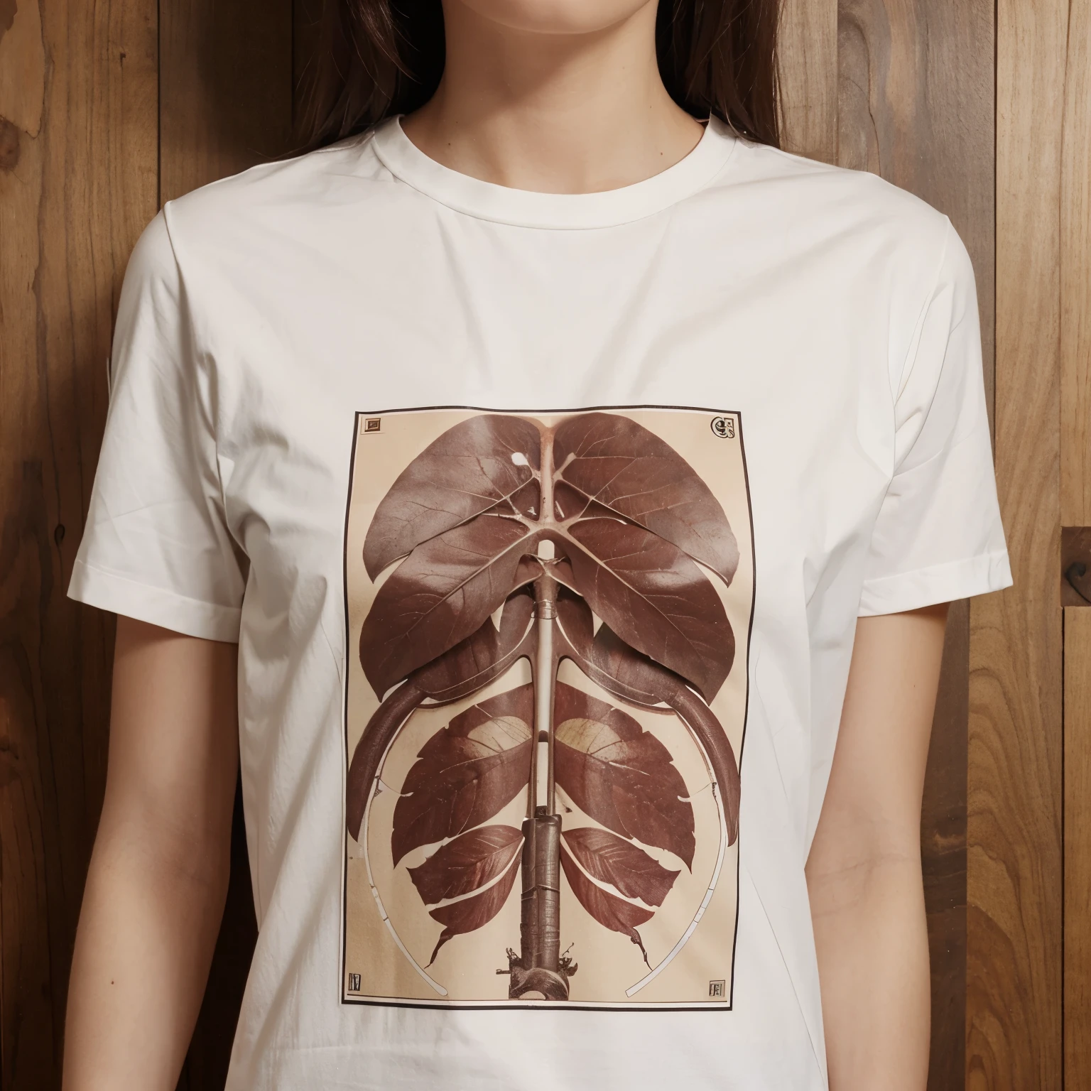 Shirt template for the LAVeg plant anatomy laboratory