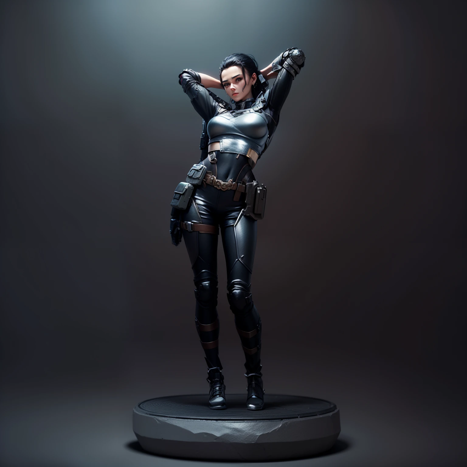 create the most realistic figurine, made of metal, metal, detailed Face without changes, without changing the face, do not change the details of the original, 8k, without background,