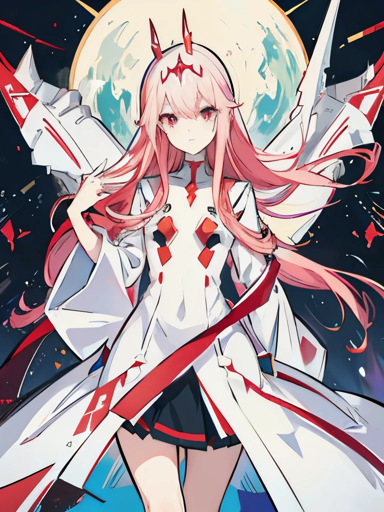 Personagens Zero two do anime Darling In The Franxx, roupas tradicionais japonesas