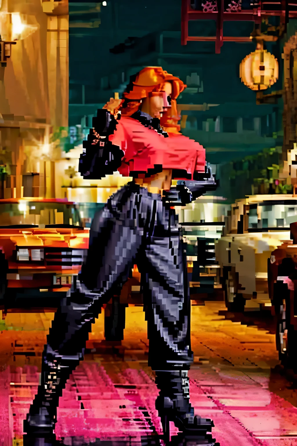 The woman, by the wide, long hair, black fur, black hair, fringe, pale, Pale skin, ((black eyes, black eyes)), scantily clad, black clothes, black clothes, Waders, hig boots, gloves, gloves, Cathedral, evening, fantasy