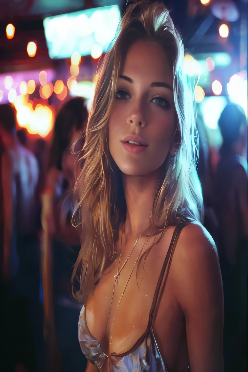 3 naked girls women nautical wear sweater slacks at the bar lounge luxury yacht carribean ocean night time (masterpiece:1.2) (photorealistic:1.2) (bokeh) (best quality) (deck party) (intricate details) (8k) (HDR) (analog film) (canon d5) (cinematic lighting) (sharp focus)