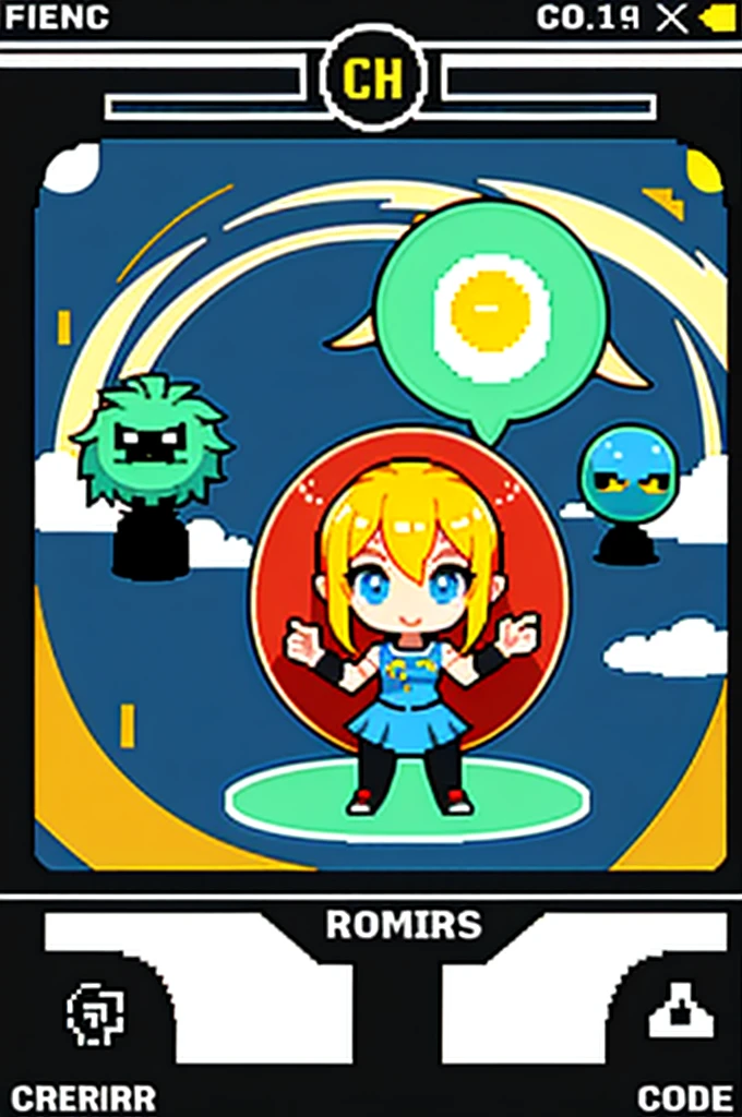 In the captivating world of a retro game screen, Pixel art comes alive in the form of the beloved game, Puyo Puyo. The scene is set for a thrilling match, where colorful blobs, known as Puyos, fall from the sky in a mesmerizing dance. The best quality pixels shine brightly, bringing out every detail and texture, ensuring a top-tier gaming experience.

As the background consisting of iconic video game elements blurs slightly, your focus remains on the match. The anticipation builds as you read your name appear on the high-definition screen, a symbol of your prowess in this captivating game. The low angle view adds to the imm
