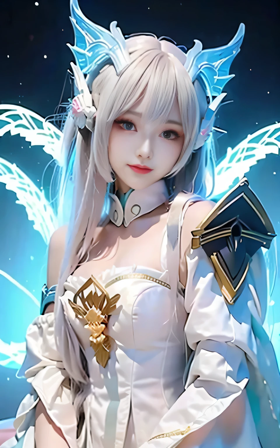Close-up of a woman wearing a futuristic suit posing for a photo, Mecha cyber armor girl, Cyberpunk anime girl mecha, Robot-girl, robot girl, Beautiful girl, Lovely girl, Internet litigation, girl, cyber japan armor, Female mecha, perfect anime woman, perfect android girl, Internet litigation, Armor girl,sideways