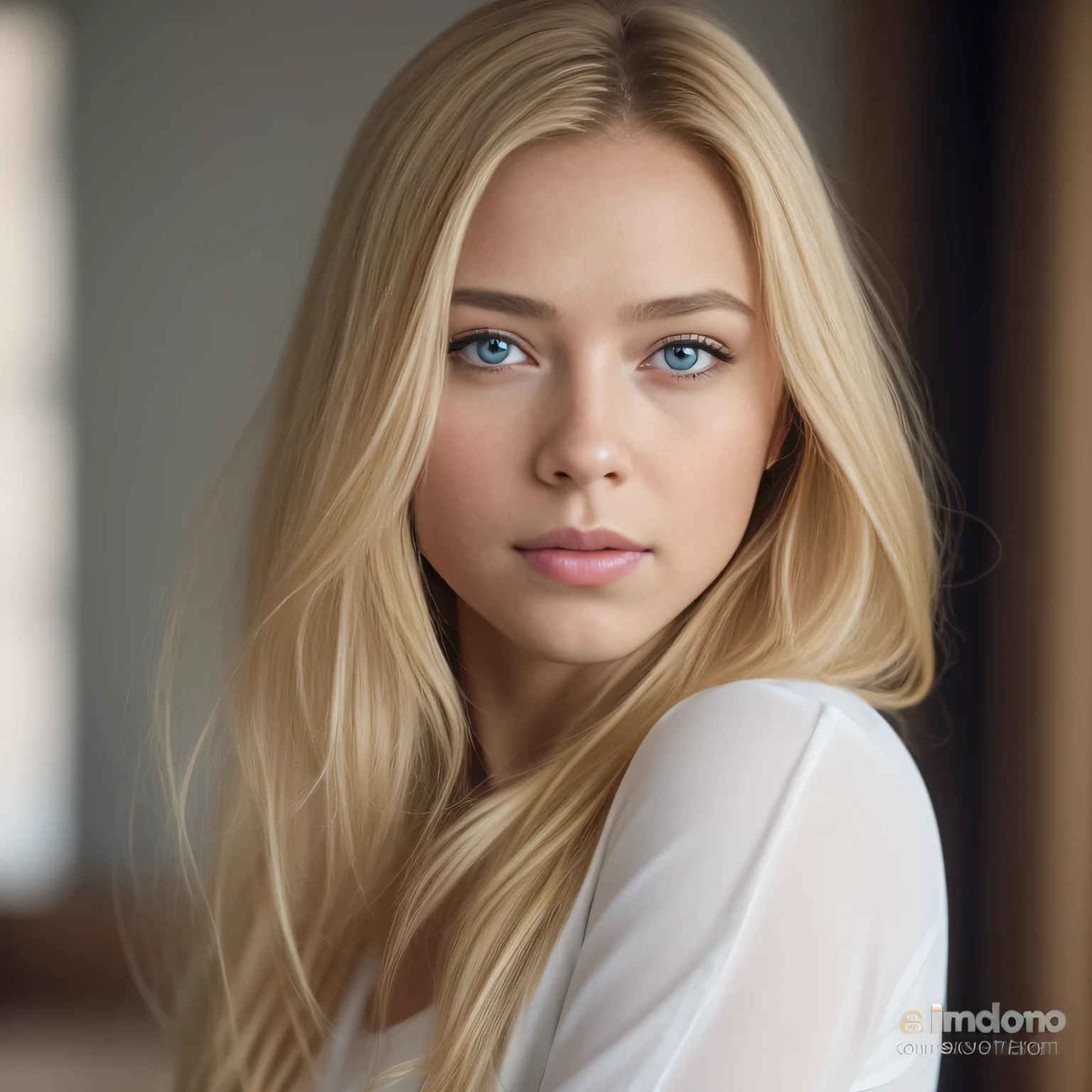 Blonde girl with blue eyes and a white outfit, Pretty blonde girl, mulher loira nova, Blonde and attractive features, jovem bonita, rosto atraente, rosto detalhado, loira jovem bonita, modelo feminino, beautiful young lady, jovem atraente, Symmetrical face 8k, a girl with blonde hair, blonde girl, longos cabelos loiros e olhos azuis, Hermione Corfield 8k