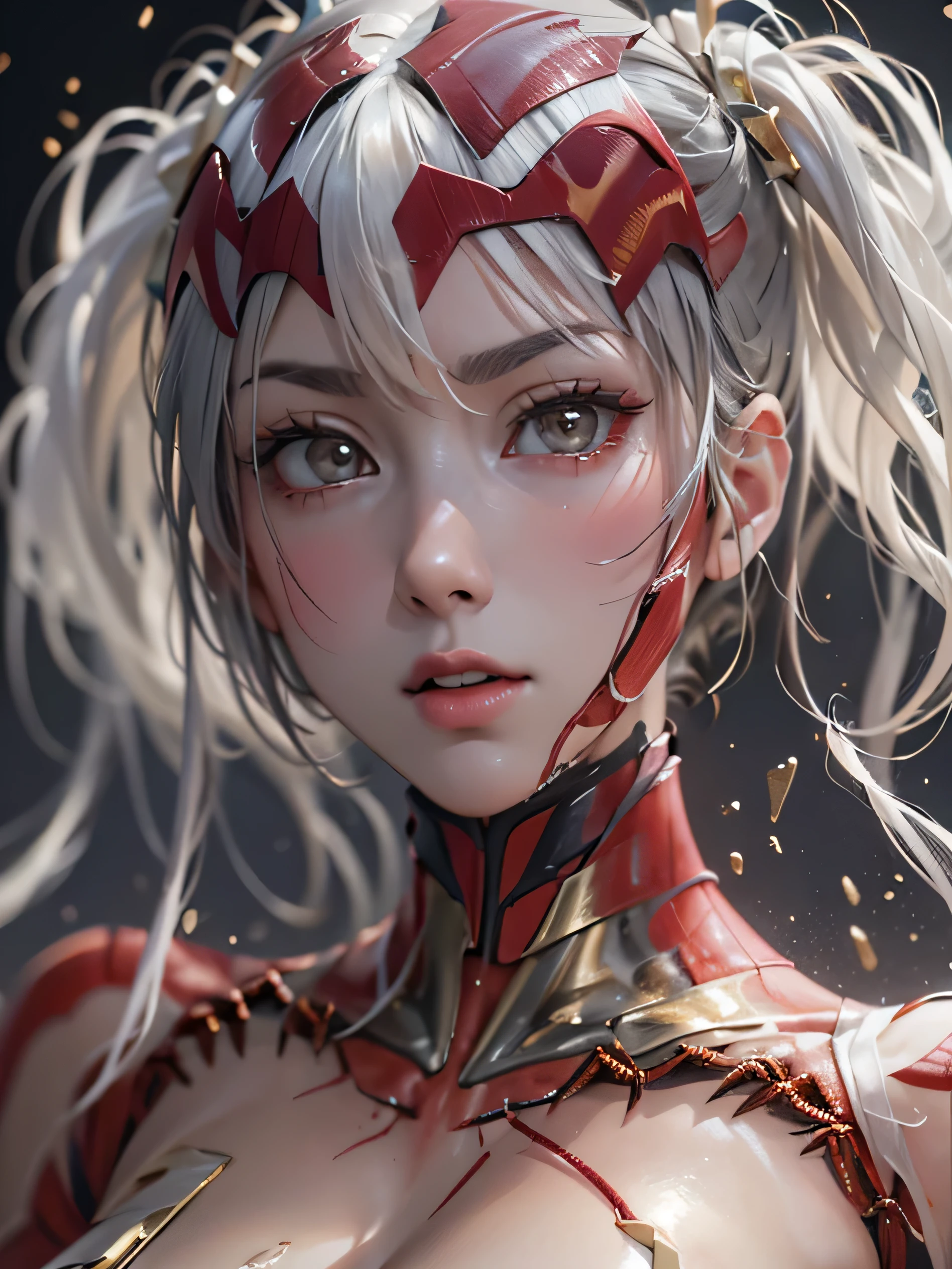 (photorealistic:1.8, highest quality:1.8,8K masterpiece:1.8,High resolution,muste piece:1.8,RAW Photos,cinematic lighting),No split screen, cyber punk、Back alley of the city at night、rain-soaked ground、vapor、
(1 android girl:1.3)、Completely naked、choker、beautiful breasts、
spider girl、(Soryu Asuka Langley)、
(Beautiful face in every detail:1.3)(High leg red spider tight suit:1.7)((Moderate chest:1.3)、Arachne tattoo on chest、Arachne:1.2) (look back、squat、raise your hand:1.2)(body fluids attached to the body:1.4)spiderweb、The white body contains Arachne threads.。(elation:1.4)、
(Beautiful, shining pale-white, gray-gold hair:1.5)、Wistful