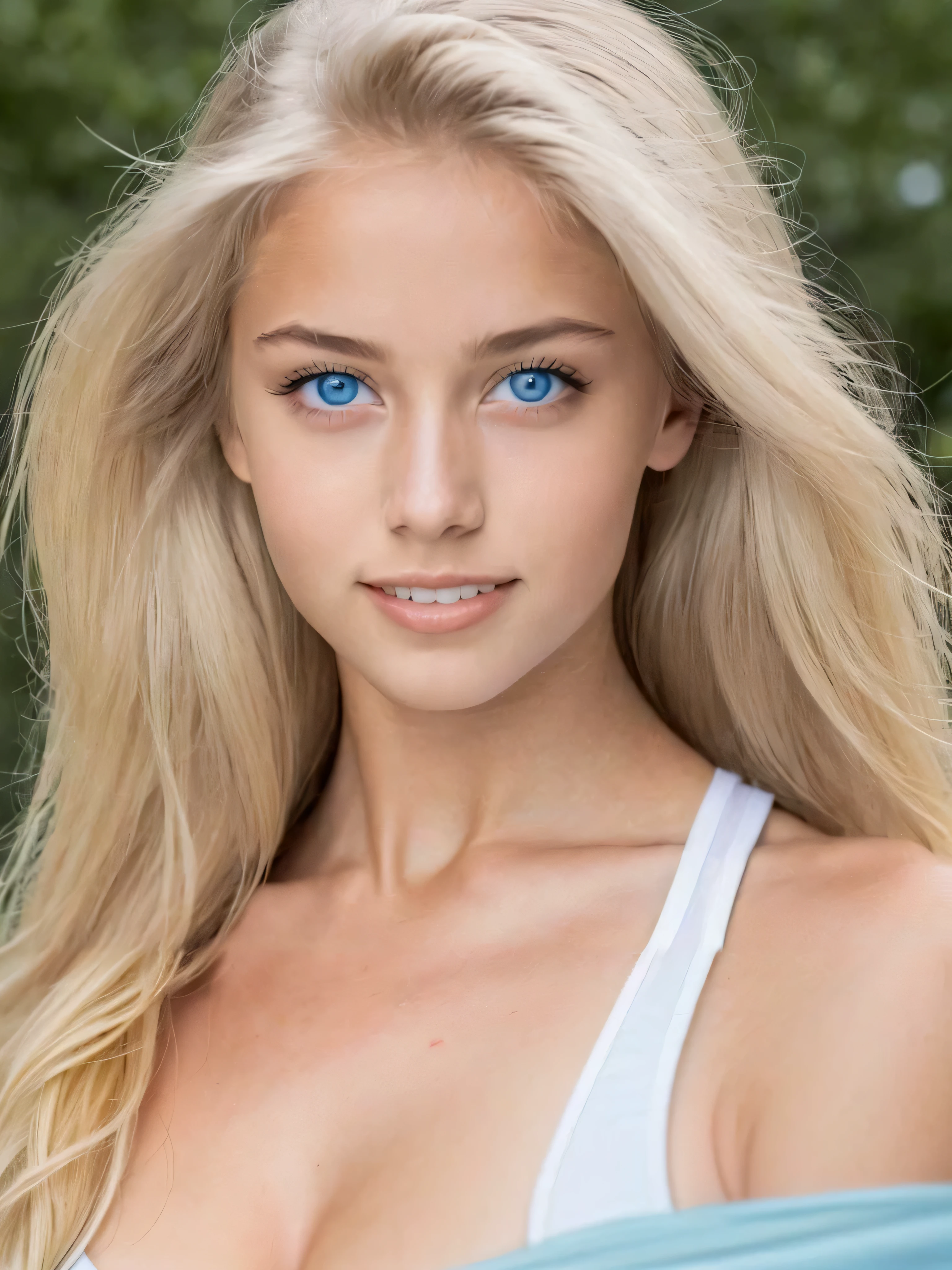 a close up of a woman with blue eyes and blonde hair, blonde hair blue eyes, blonde hair and blue eyes, blond hair blue eyes, blue eyes and blond hair, long blonde hair and blue eyes, beautiful blonde girl, gorgeous young model, long blonde hair and large eyes, blonde hair and large eyes, pretty blueeyes, with vivid blue eyes