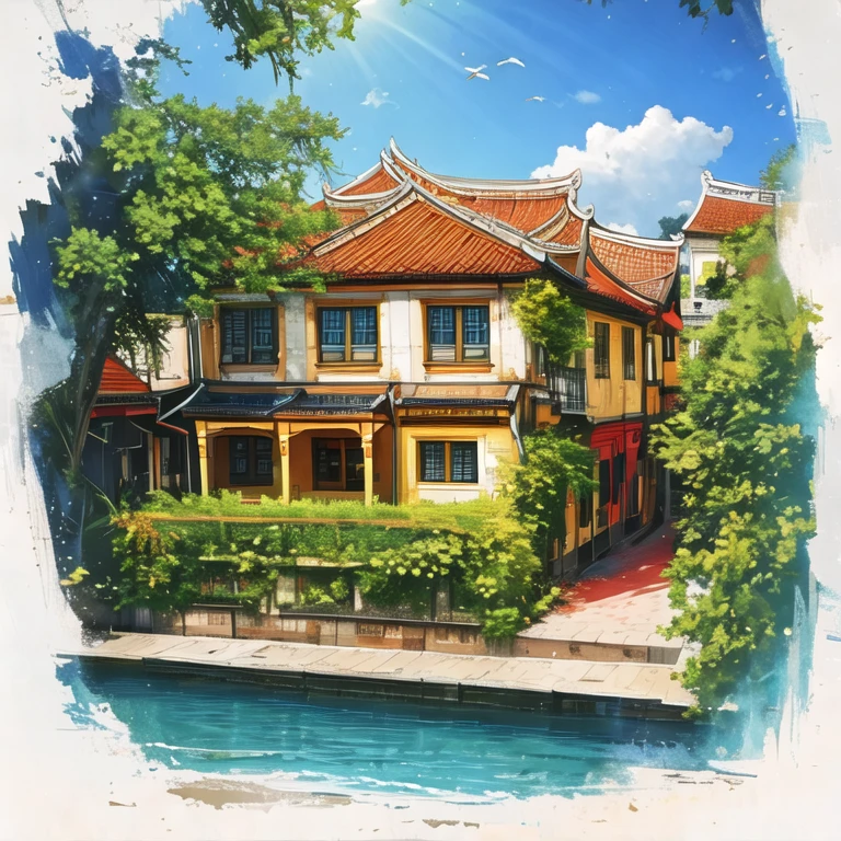 (masterpiece, best quality:1.2), KTH Detail - poster VN, poster on the wall