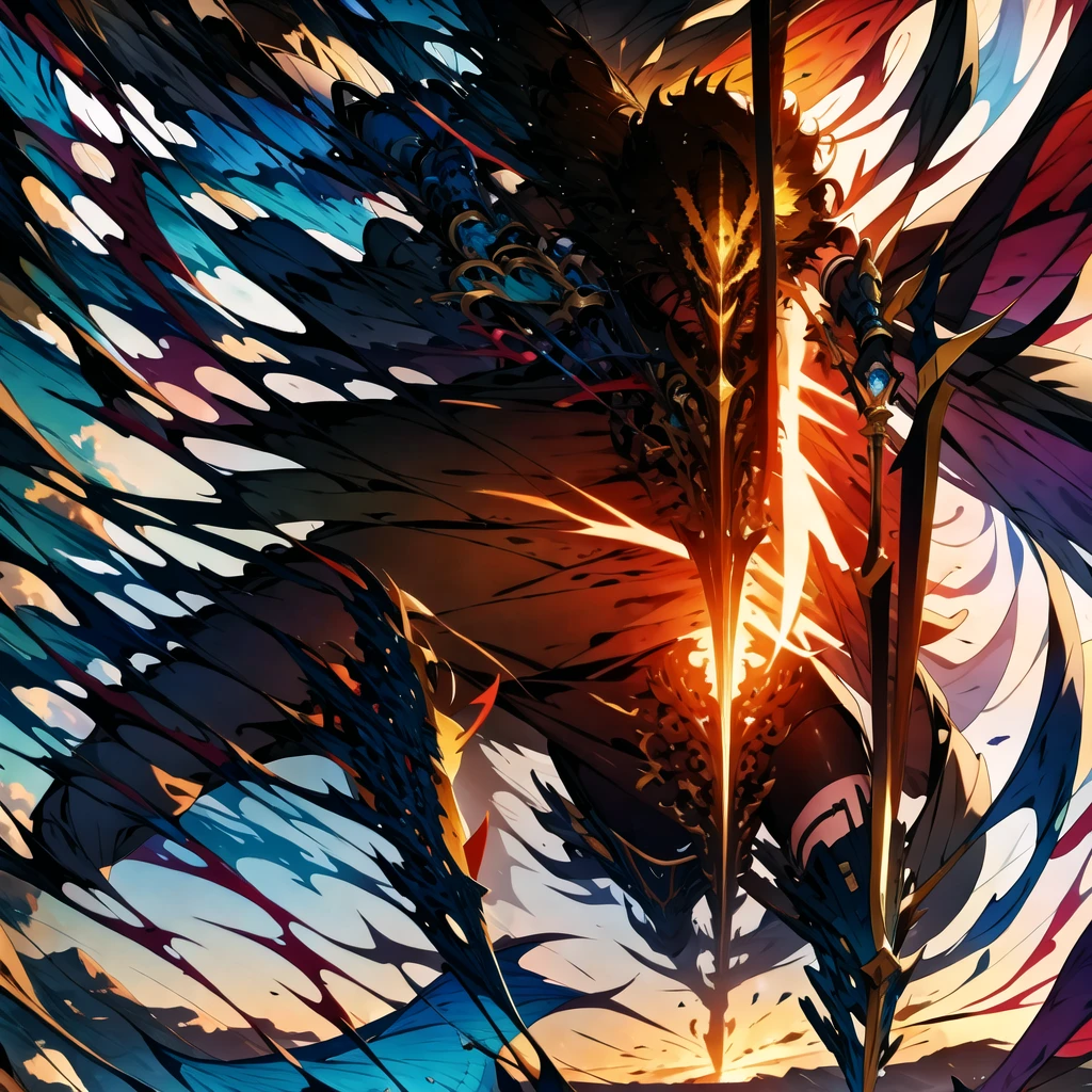 (masterpiece, best quality:1.2), 1girl,1monster solo