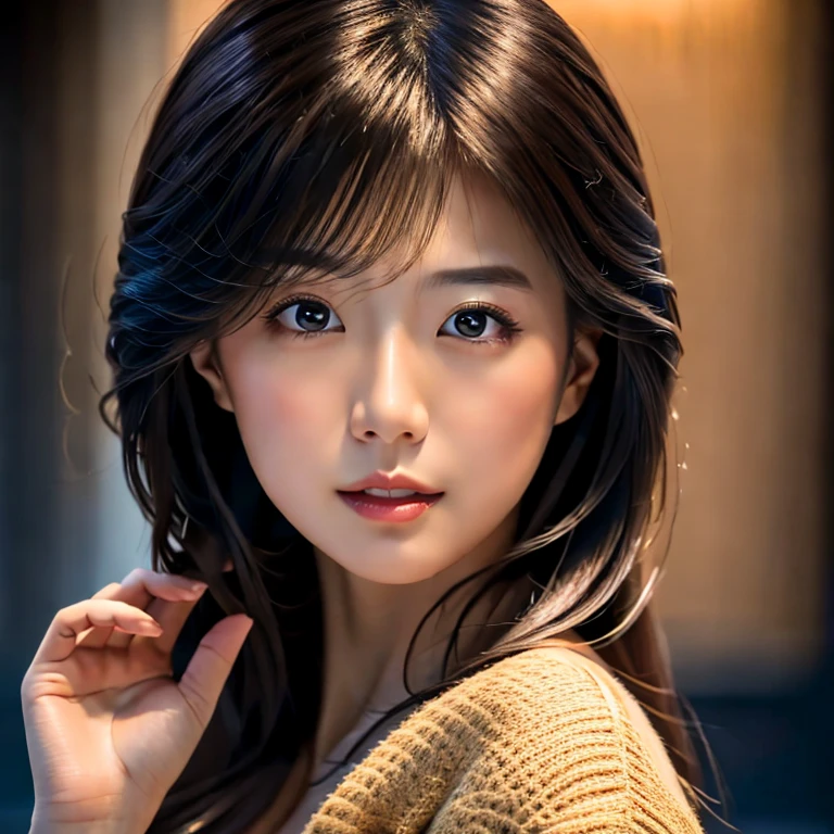 (masterpiece, best quality:1.2), 1girl, solo, sexy, beautiful face, sexy figure, Super fine face、Delicate eyes、Double eyelids、