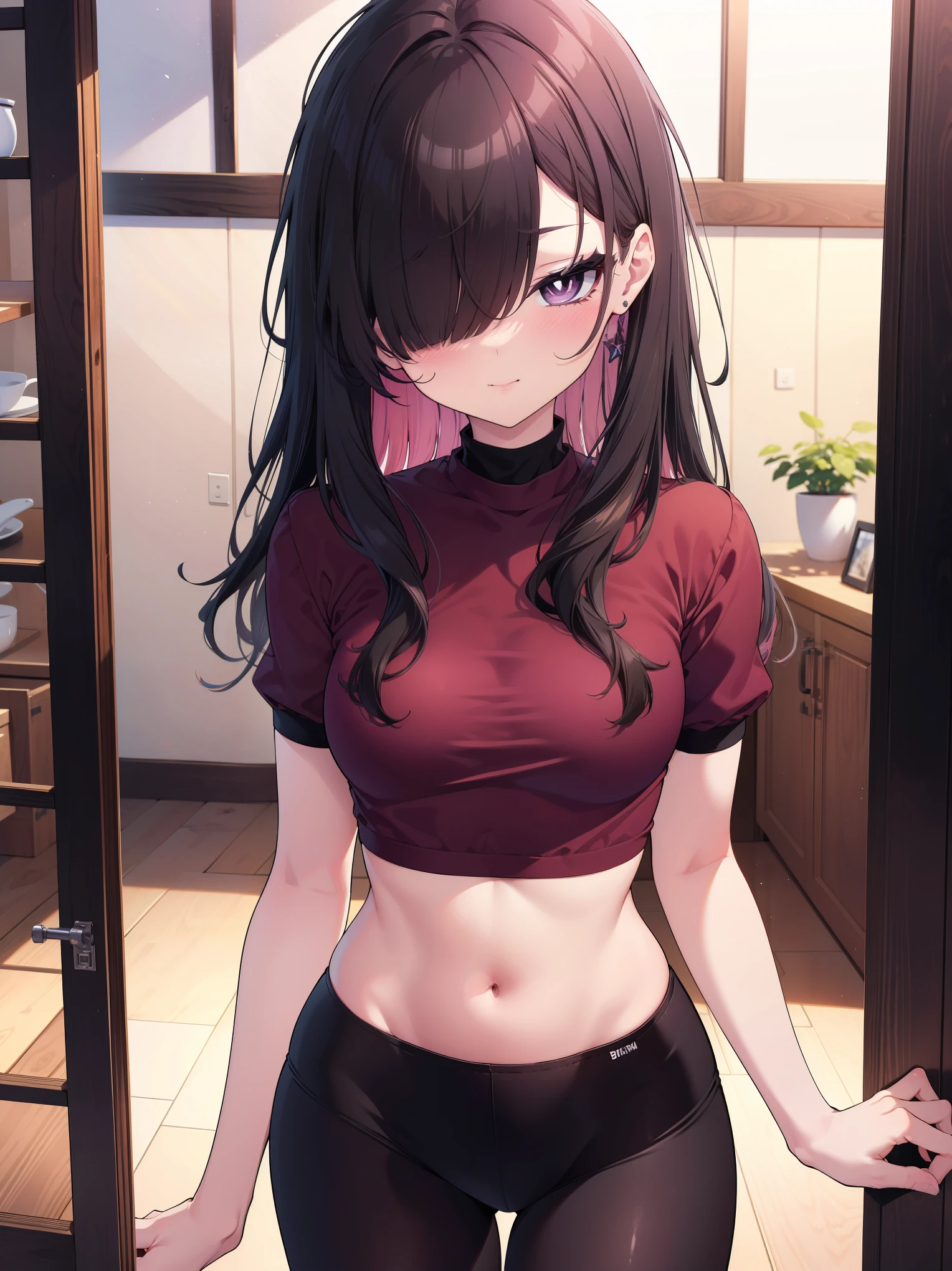 1girl in、AS-Adult、Underwear、Cute underwear、(small tits)、