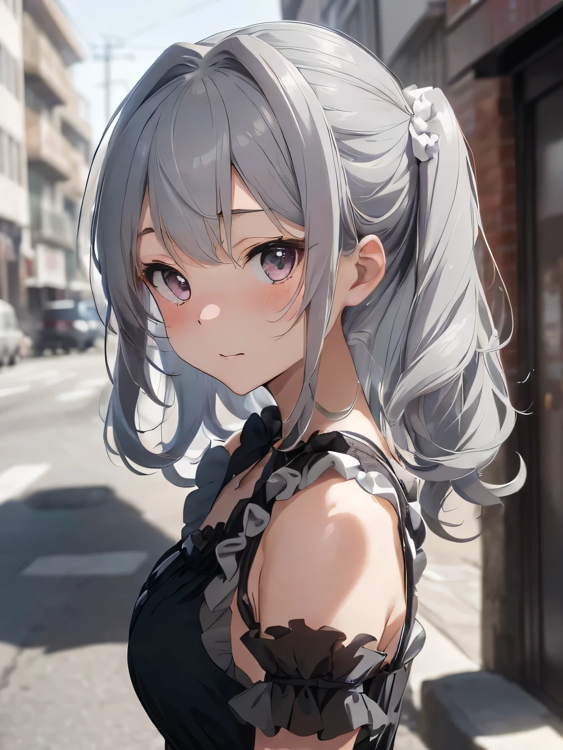 Anime character with cute features and less exposure, wearing frills and sporting gray hair.
((anime character, cute, less exposure, frills, gray hair))
A captivating anime character, embodiment of cuteness, yet discreetly dressed with elegantly placed frills, adorned with strands of gray hair.
(Anime character, embodiment of cuteness, discreetly dressed, elegantly placed frills, strands of gray hair)
From an endearing perspective, an anime character graces the scene, boasting frilly attire and playful gray hair, with minimal exposure to maintain her enchanting allure.
((Anime character, from an