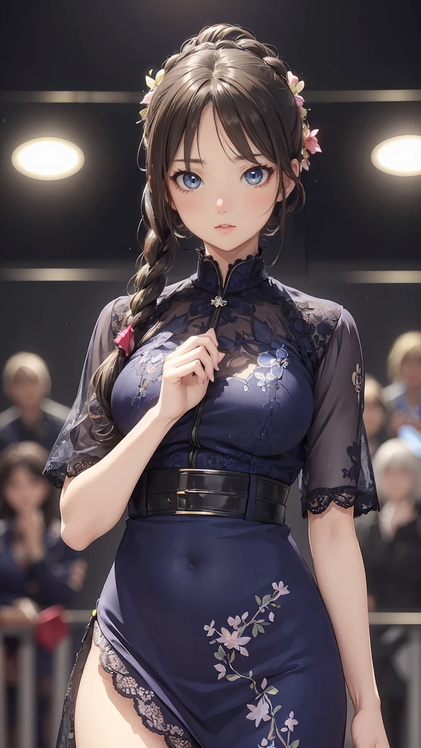 (Detailed lips), (Colorful), (Studio Lighting), (Sharp focus), (Bokeh), (Contrast), (khd:1.2), (Elegant hairstyle), (grace), (like々new), (Big eyes are shining brightly), (Shine), (Calm), (Shine), (dream-like), (dynamic), (nice), (とても美しいnew服, Delicate floral lace embroidery), (mysterious), (Mysterious), (Perfect perfection), masterpiece, Highest quality, Super detailed, (fashion show:1.3), Police uniform, gun, Aerith Gainsborough, Beautiful attention to detail, Your fake, (interesting), (personality), (High resolution), (Highest quality, 4K), More details More details Upgrade details