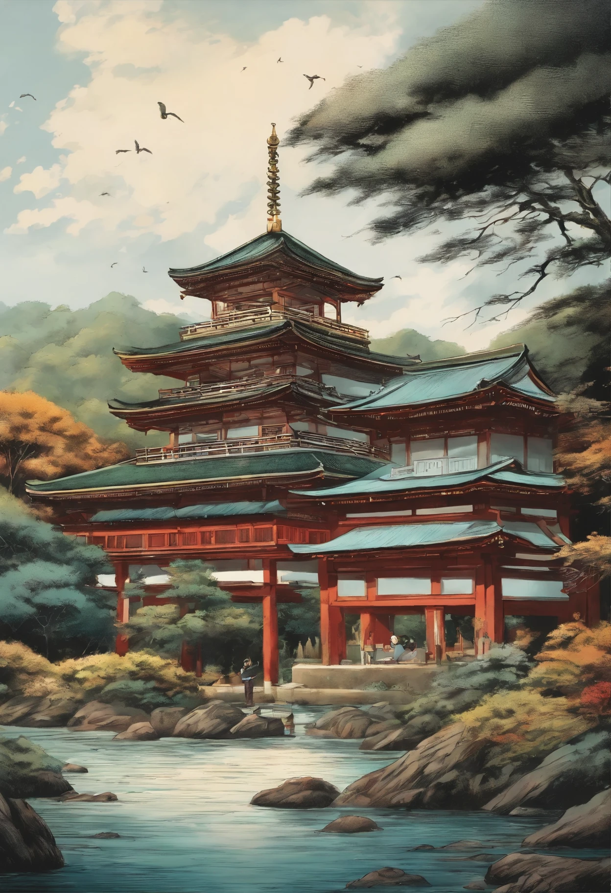 Japanese manga drawings