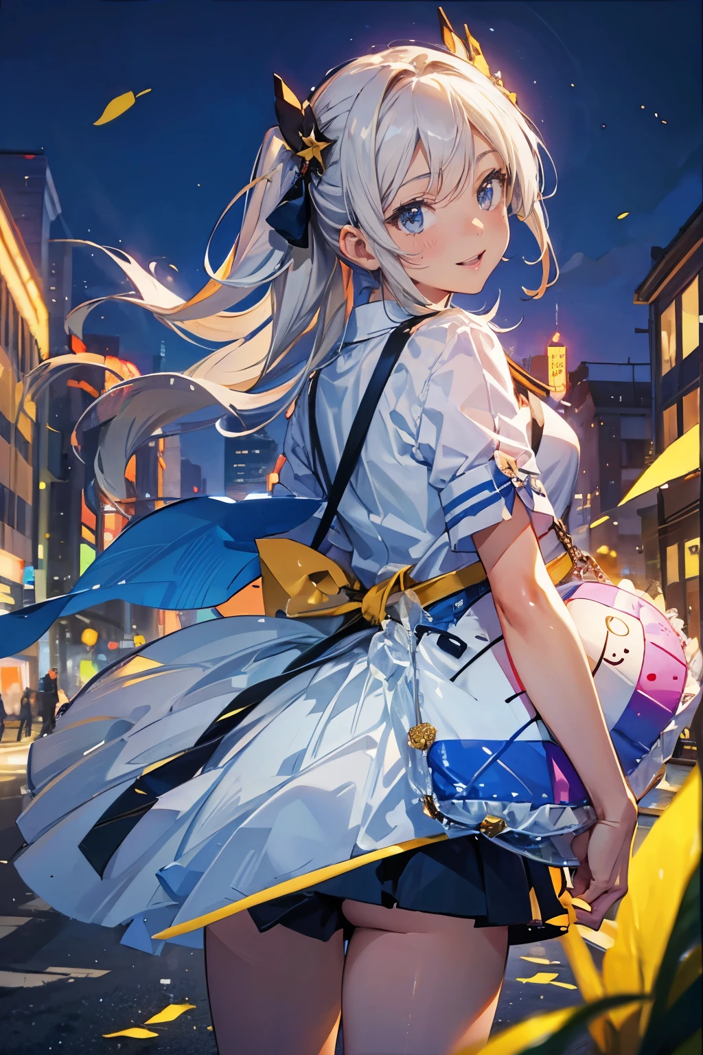 A smiling smile