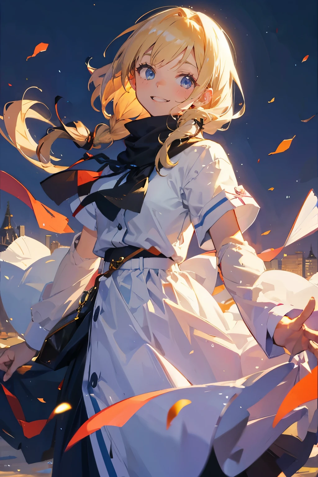 A smiling smile