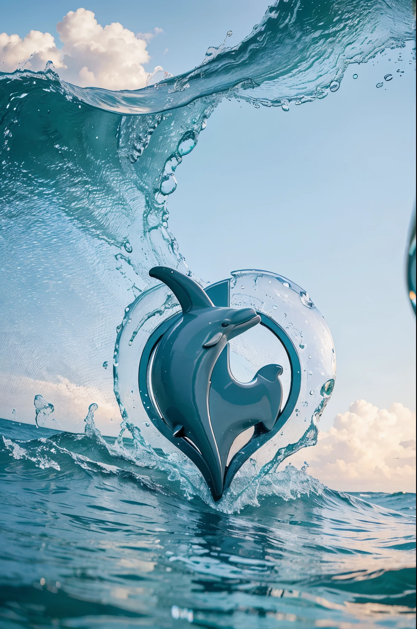 Dolphin logo etherium bnb eth