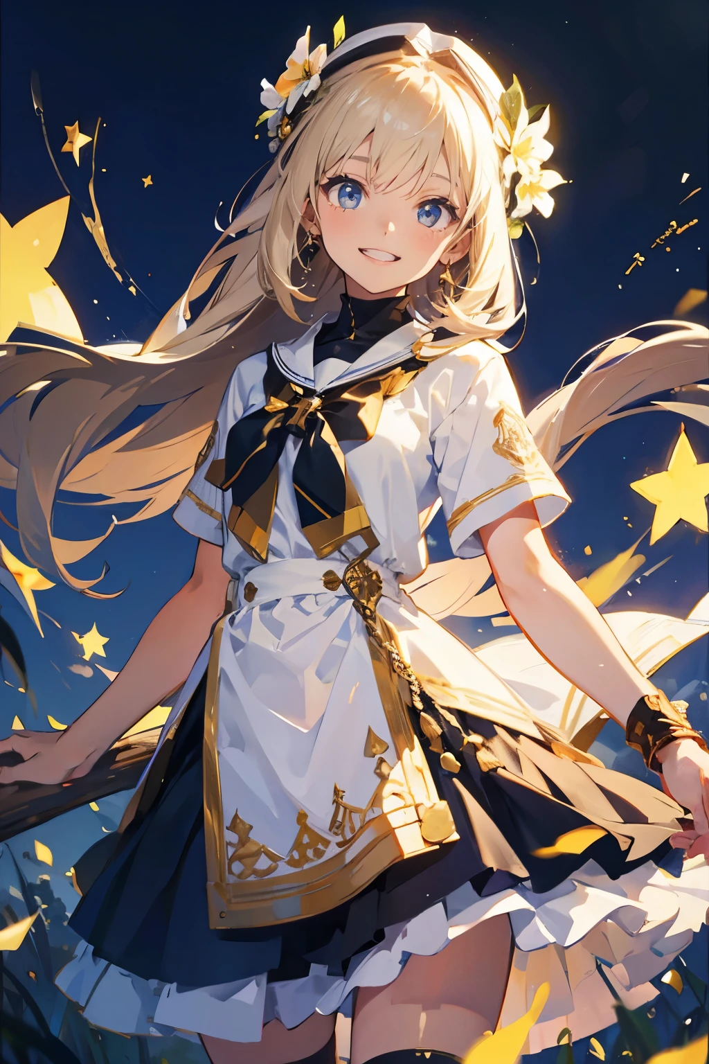 A smiling smile