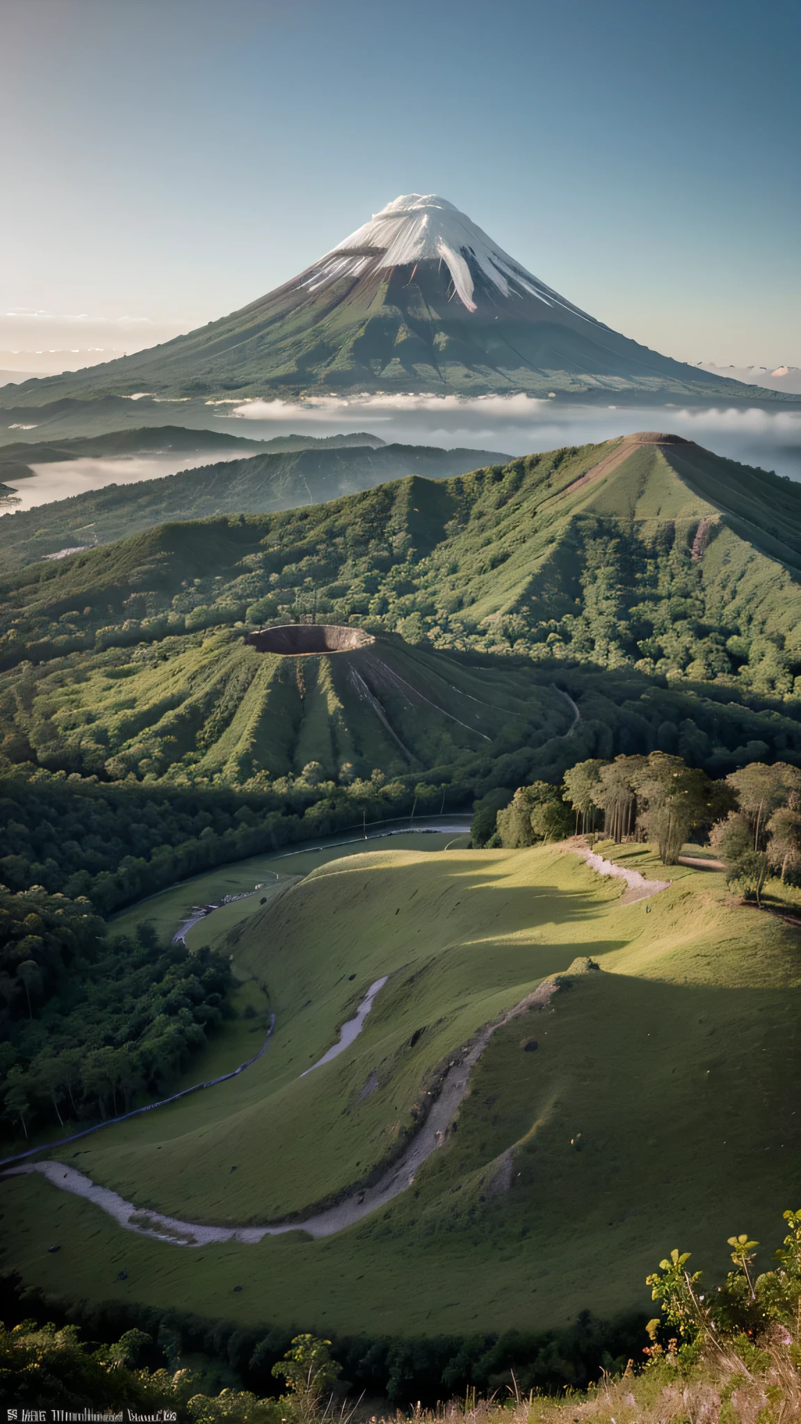 An image that could represent Guatemala is that of the majestic Tajumulco volcano, the highest peak in Central America, rising above the Guatemalan highlands. This image captures the natural beauty and imposing presence of Guatemala's mountainous geography, which is characteristic of its landscape. In addition, the Tajumulco volcano is a symbol of the natural wealth and diversity that defines this Central American country.